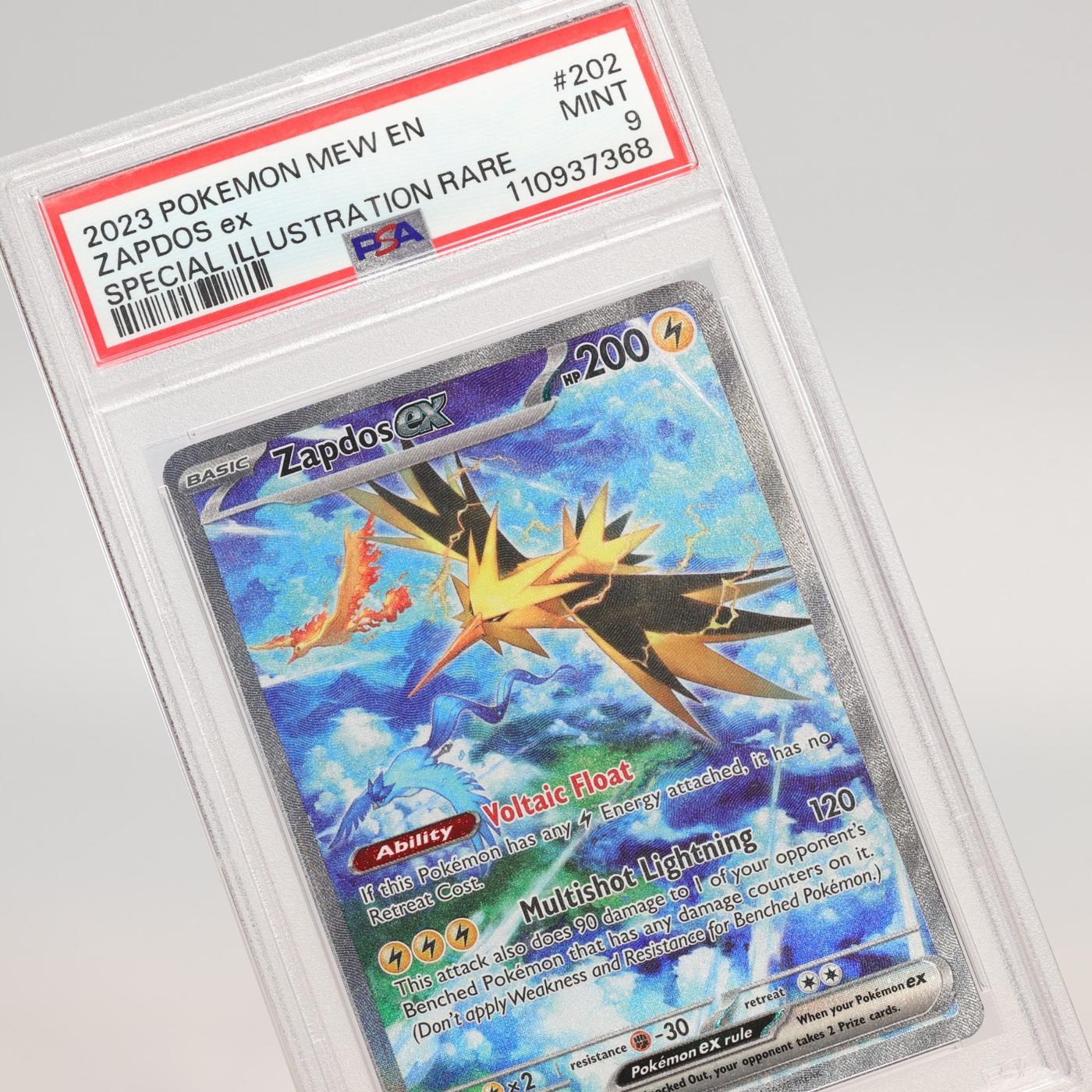 Pokemon TCG Scarlet Violet 151 Zapdos Ex 202165 Special Illustration PSA 9 168349689036