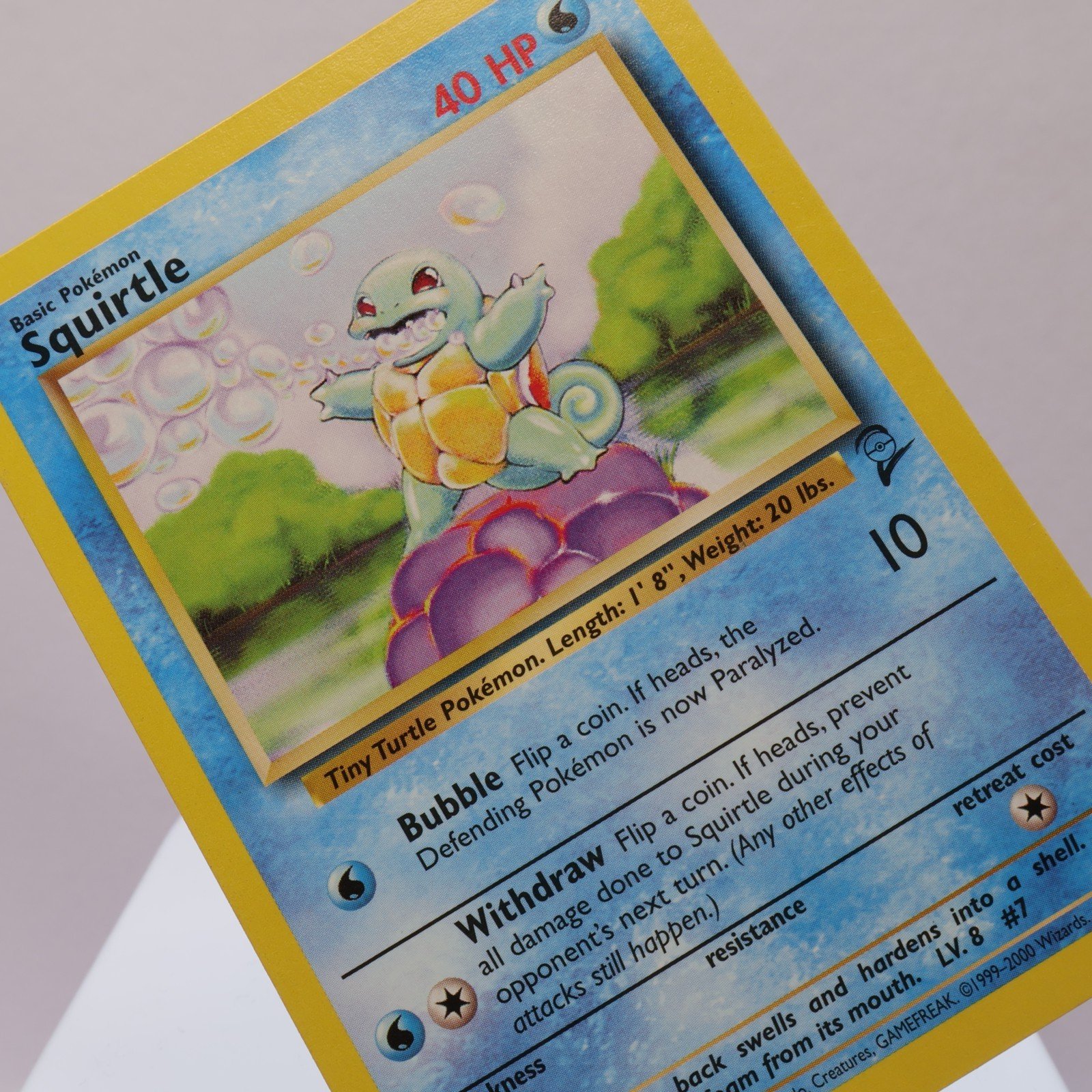 Pokemon TCG – Squirtle 93/130 Base Set 2 Common  WOTC – PL