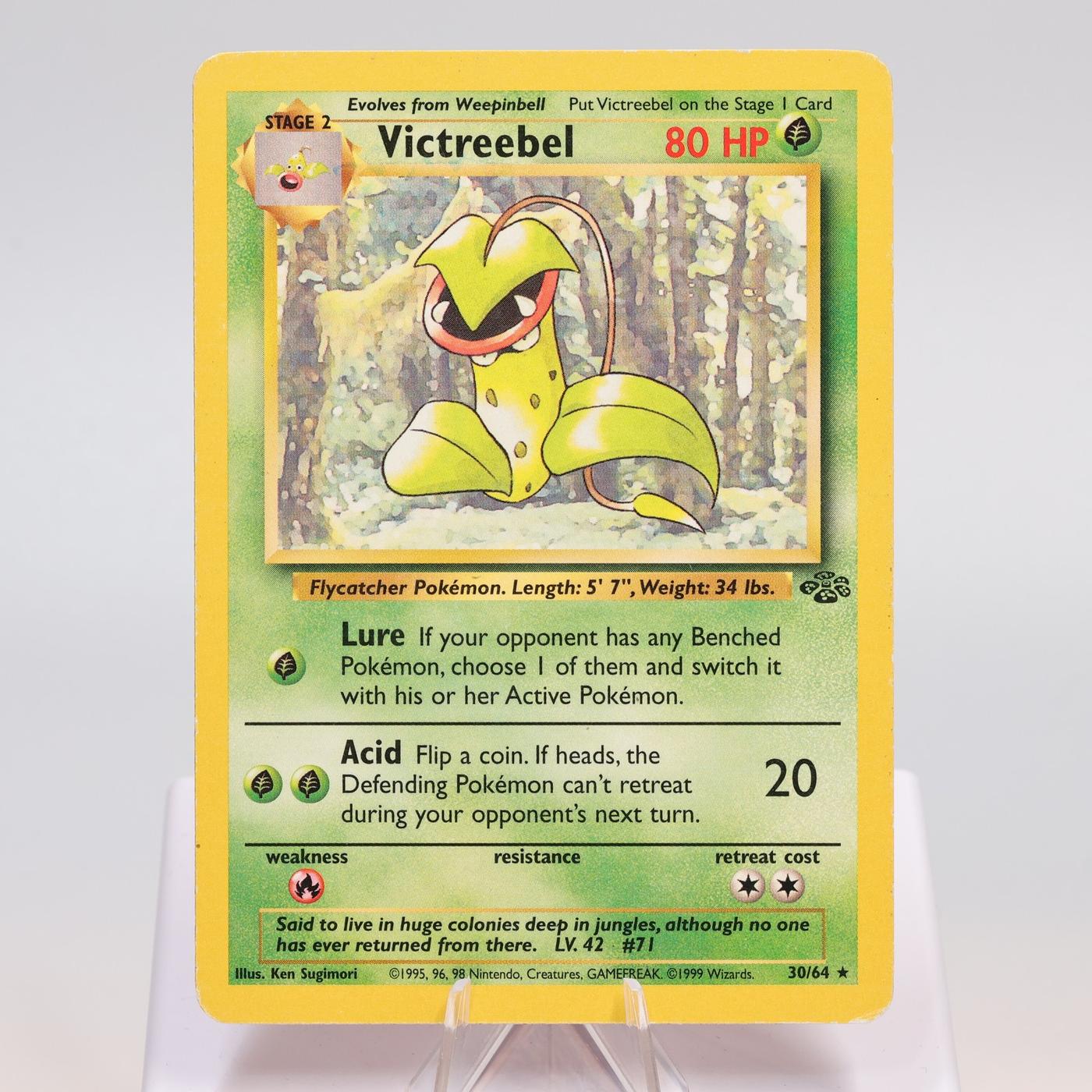Pokemon TCG Victreebel 3064 Jungle Rare WOTC MP 168421188126 2