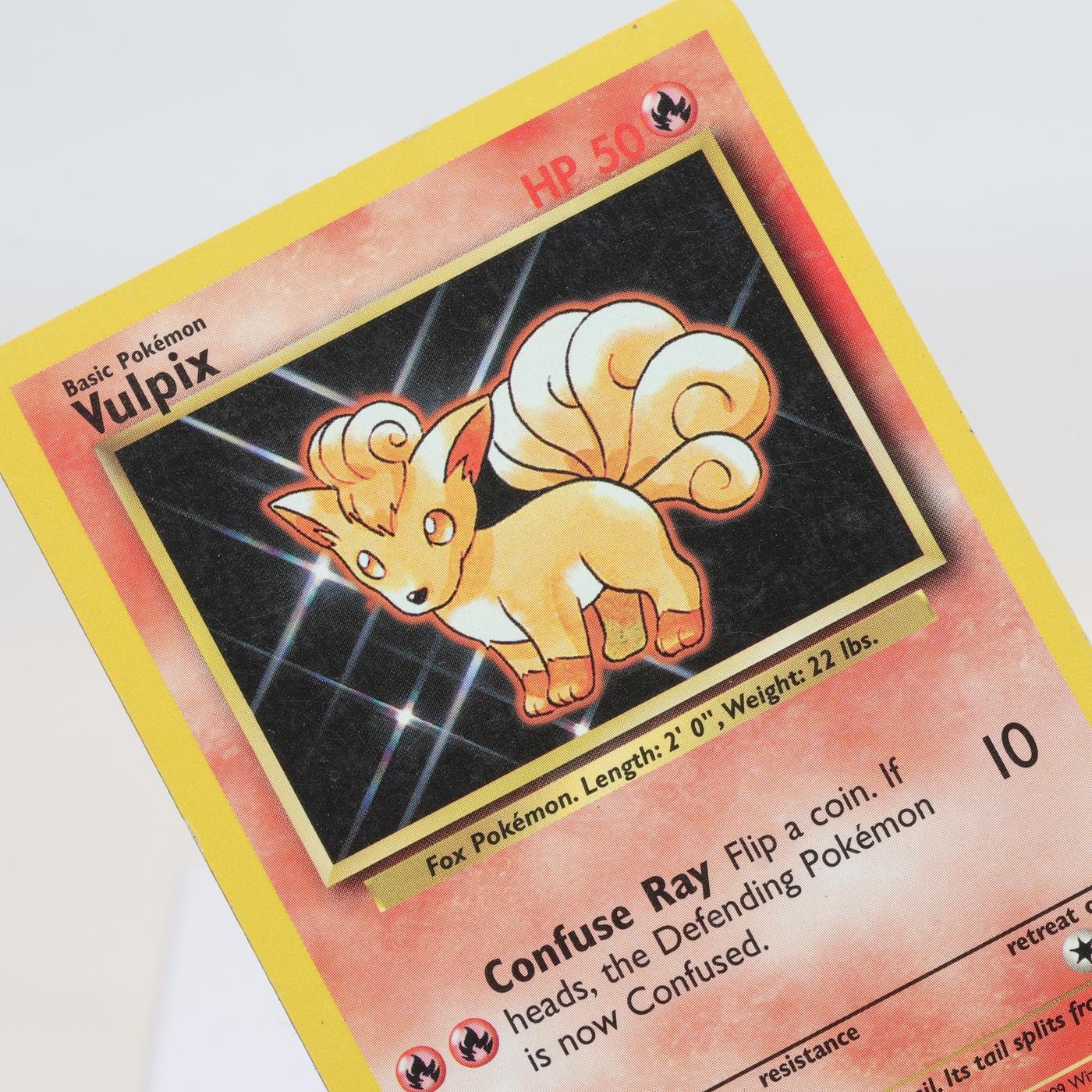 Pokemon TCG Vulpix 68102 Base Set Common WOTC MP 168232466176