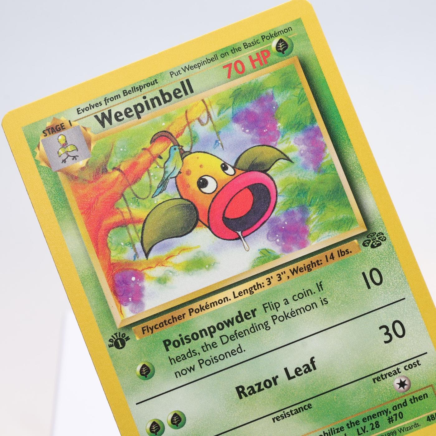 Pokemon TCG Weepinbell 4864 Jungle Uncommon 1st Edition WOTC EXC 168300703676