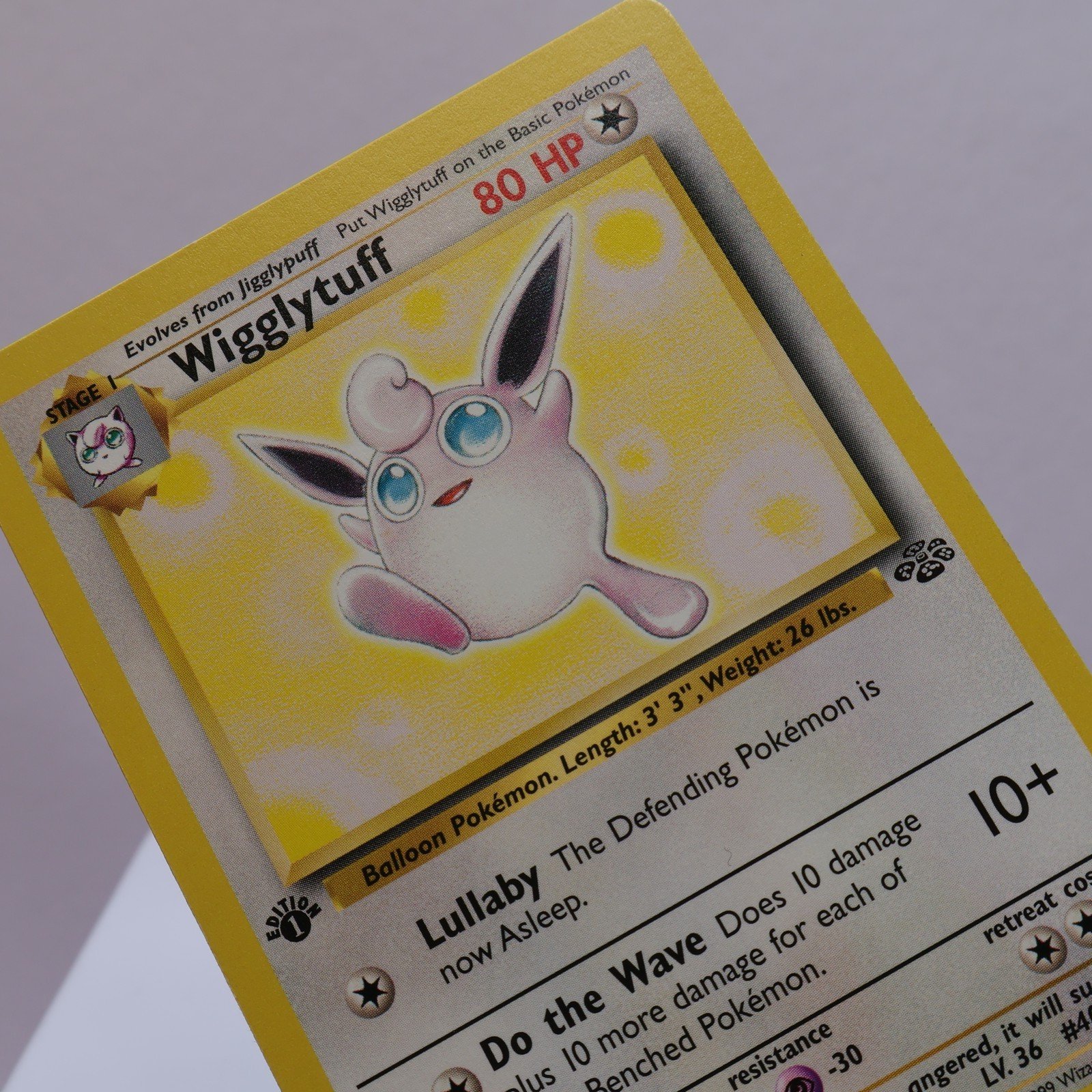 Pokemon TCG Wigglytuff 3264 Jungle Rare 1st Edition WOTC 1999 EXCNM 167830364526