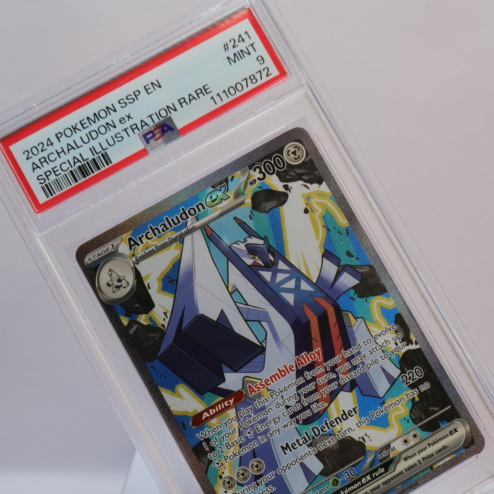 Pokemon TCG – Archaludon ex 241/191 Surging Sparks SIR – PSA 9 MINT