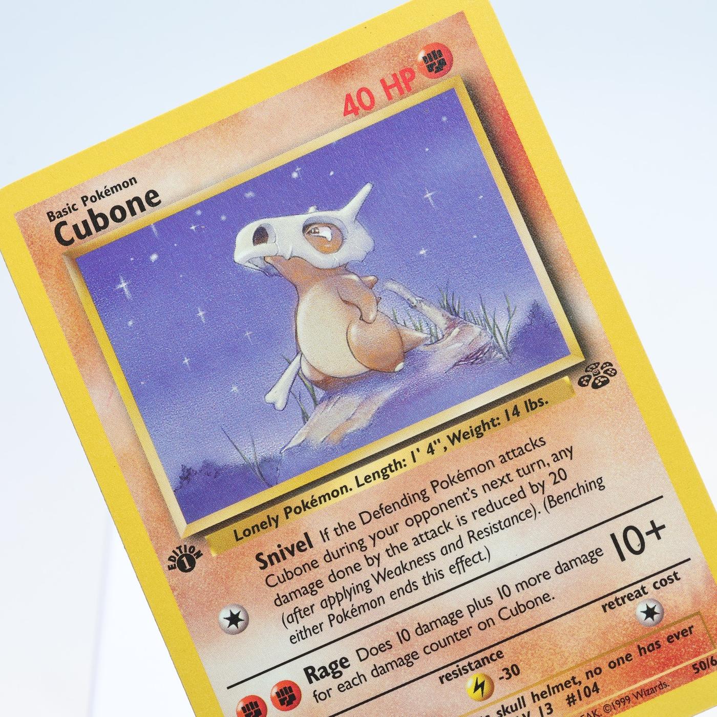 Pokemon TCG Cubone 5064 Jungle Common 1st Edition WOTC MP 168300703677