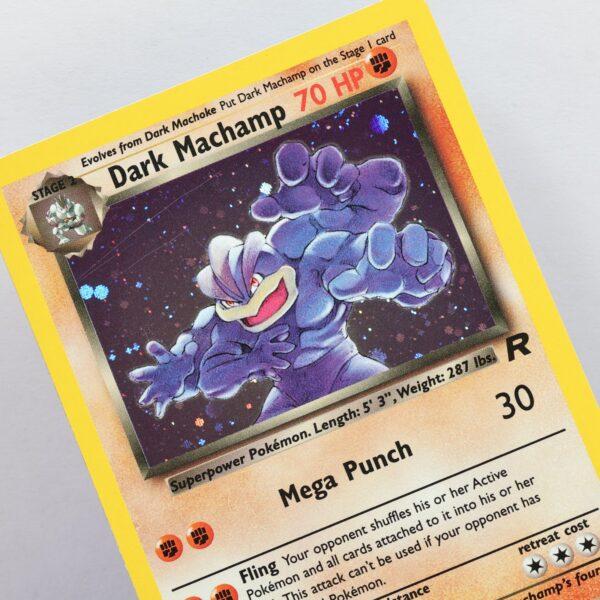 Pokemon TCG Dark Machamp 1082 Team Rocket Holo Rare WOTC 2000 EXCNM 168641009297