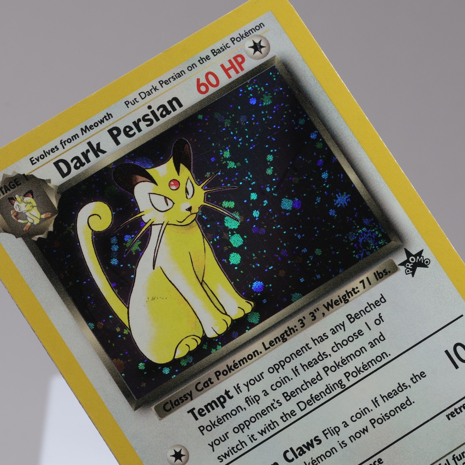 Pokemon TCG Dark Persian 17 Wizards Black Star Promo EXCNM 167950658987