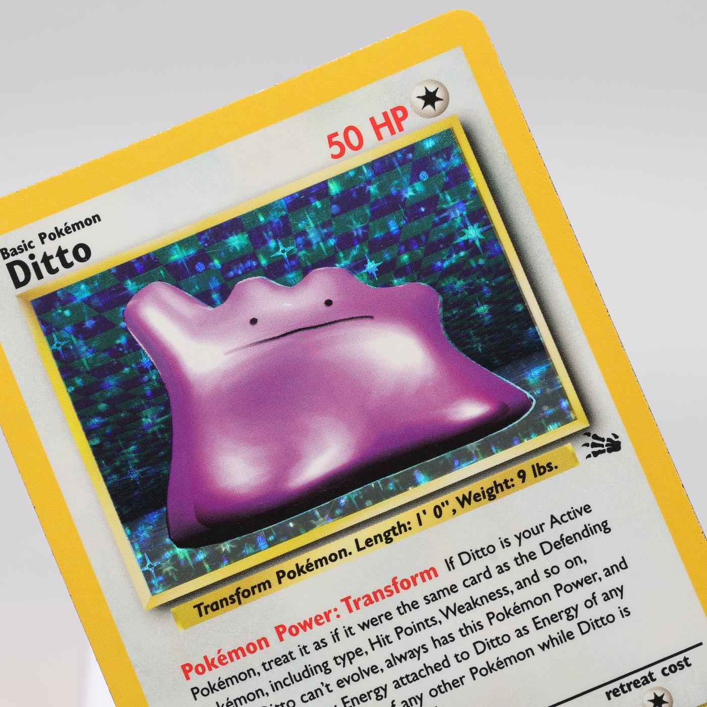 Pokemon TCG – Ditto 3/62 Fossil Holo Rare  WOTC – EXC/NM