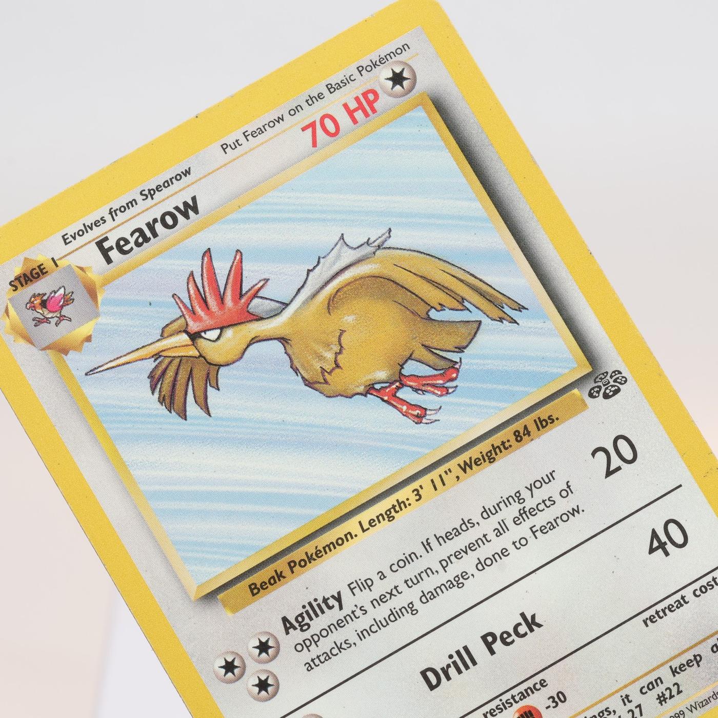 Pokemon TCG Fearow 3664 Jungle Uncommon WOTC MP 168232466087