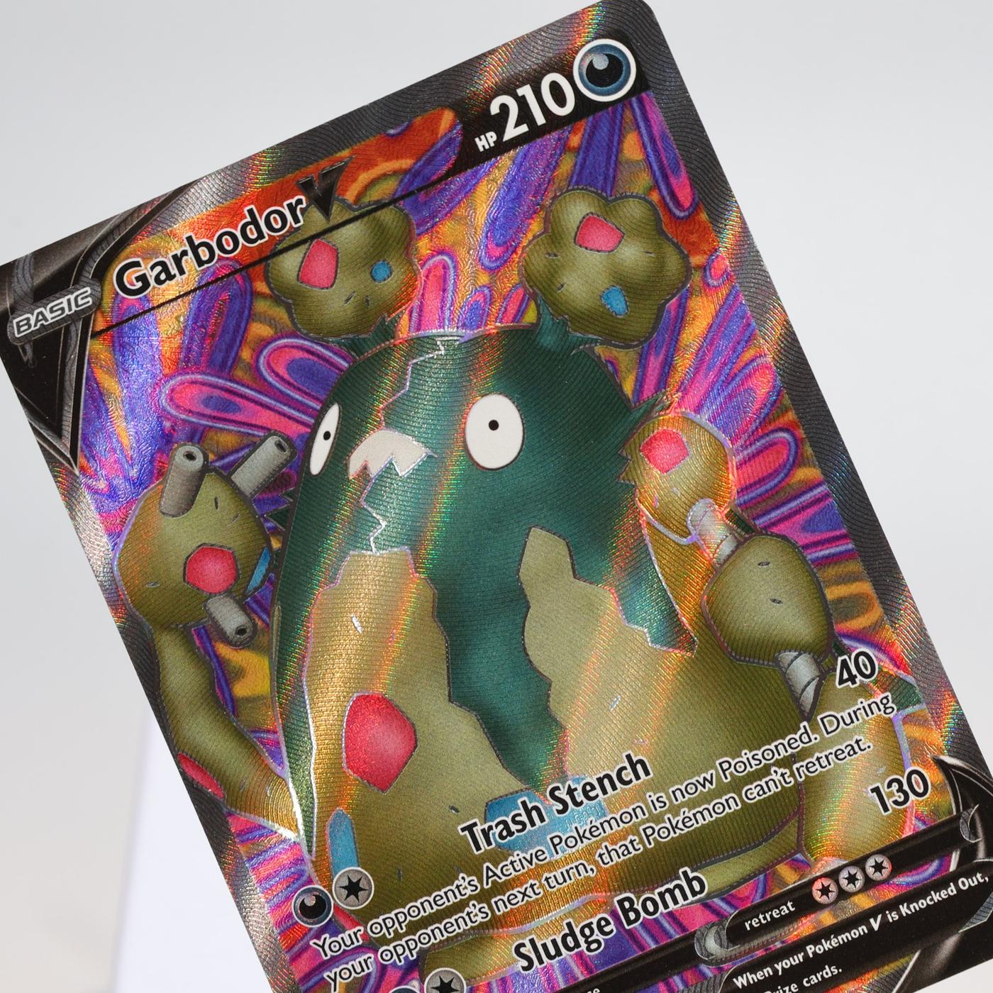 Pokemon TCG Garbodor V 190203 Evolving Skies Full Art NM 168287250397