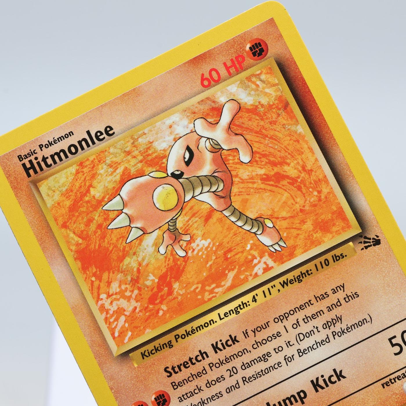 Pokemon TCG Hitmonlee 2262 Fossil Rare WOTC EXC 168411843657