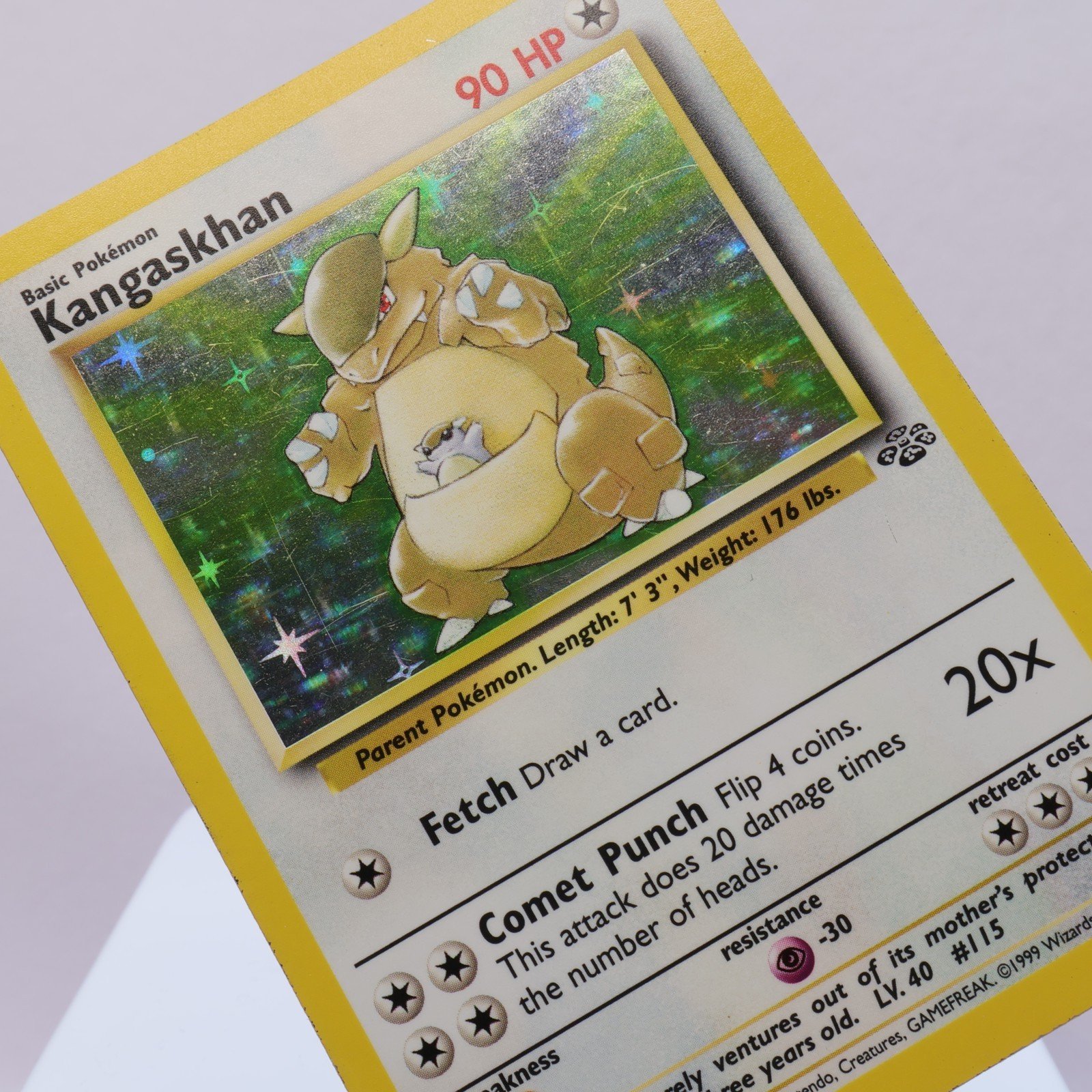 Pokemon TCG – Kangaskhan 5/64 Jungle Holo Rare  WOTC – EXC