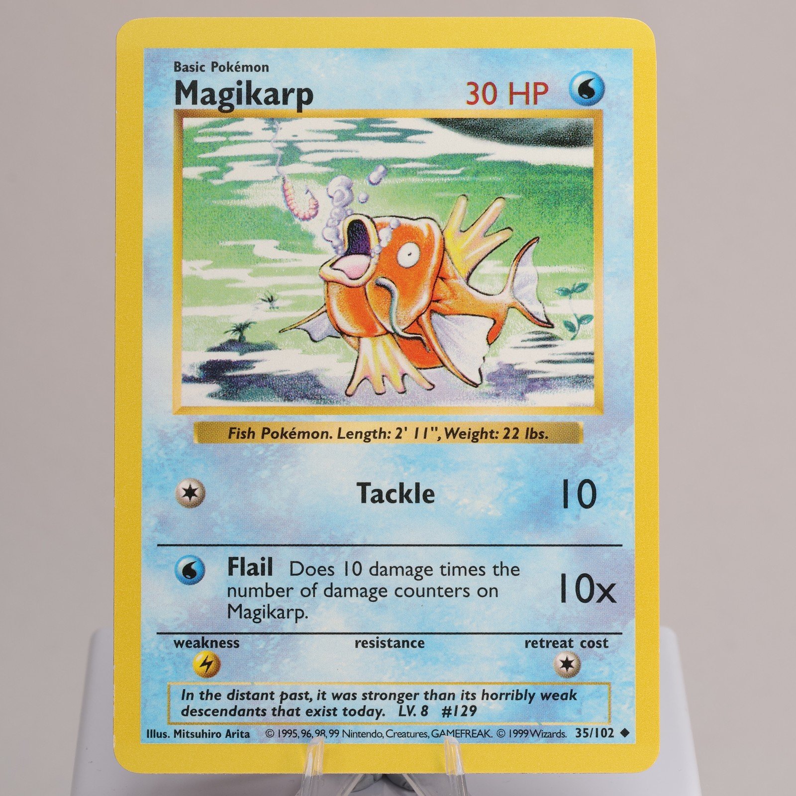 Pokemon TCG Magikarp 35102 Base Set Uncommon Shadowless WOTC 1999 NM 168006227377 2