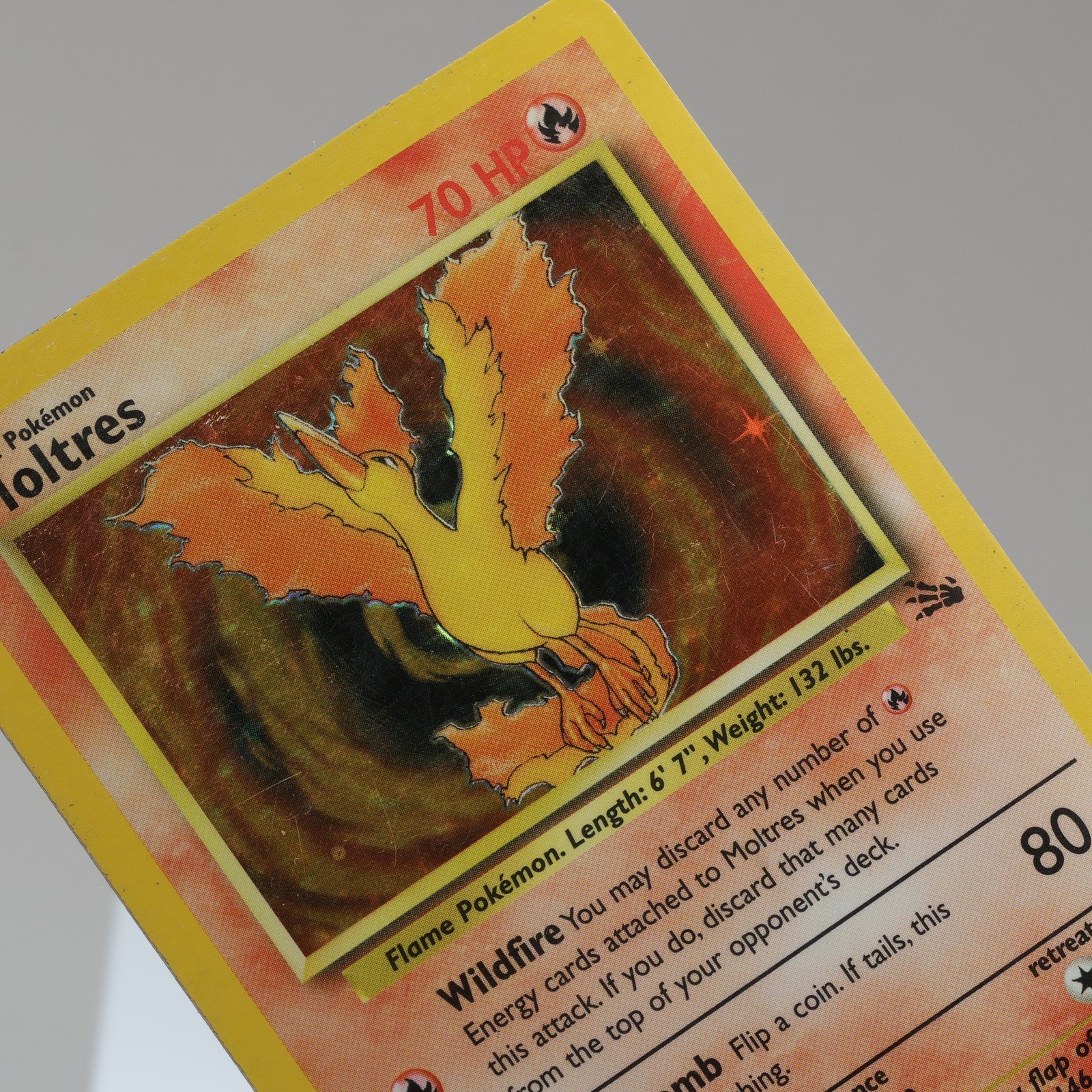 Pokemon TCG Moltres 1262 Fossil Holo Rare WOTC 1999 PL 167950659067