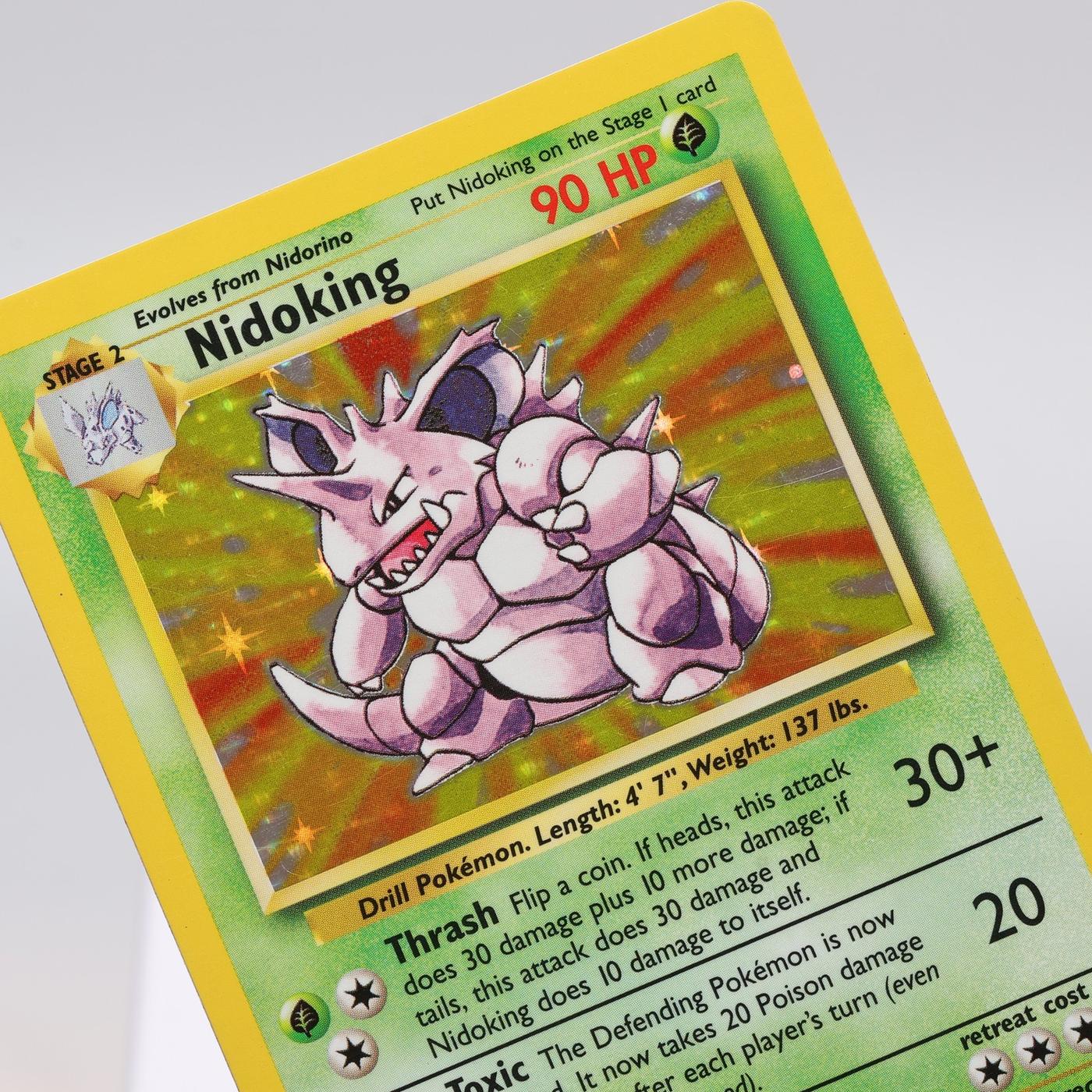 Pokemon TCG Nidoking 11102 Base Set Holo Rare WOTC EXC 168421188087