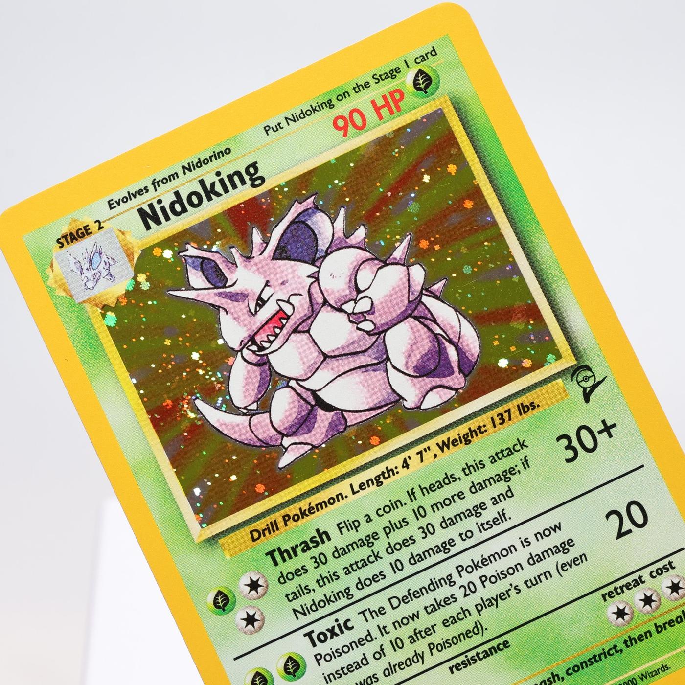 Pokemon TCG – Nidoking 11/130 Base Set 2 Holo Rare  WOTC – NM