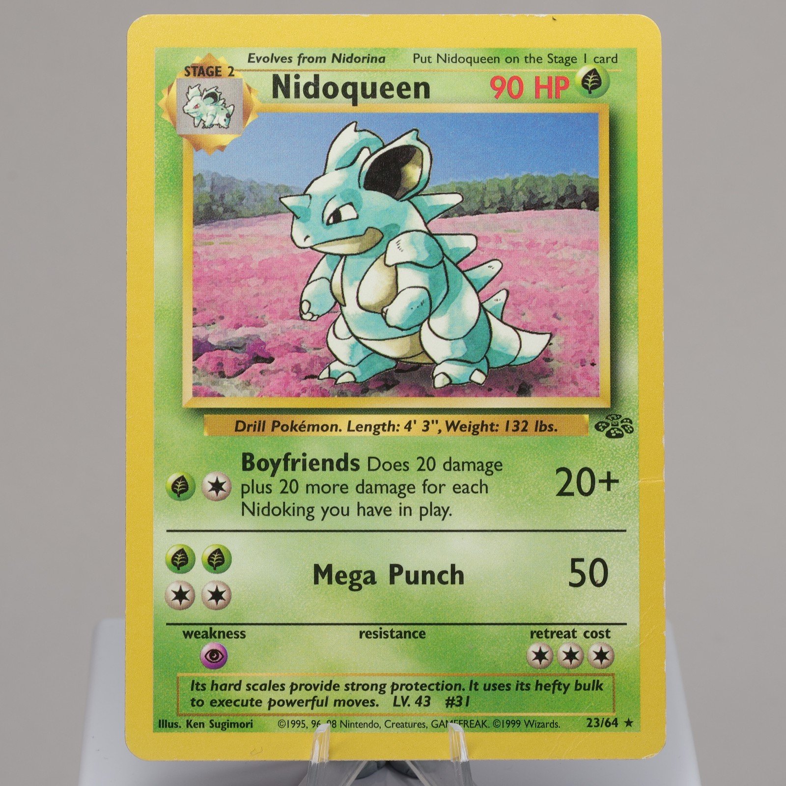 Pokemon TCG Nidoqueen 2364 Jungle Rare WOTC 1999 167974214007 2