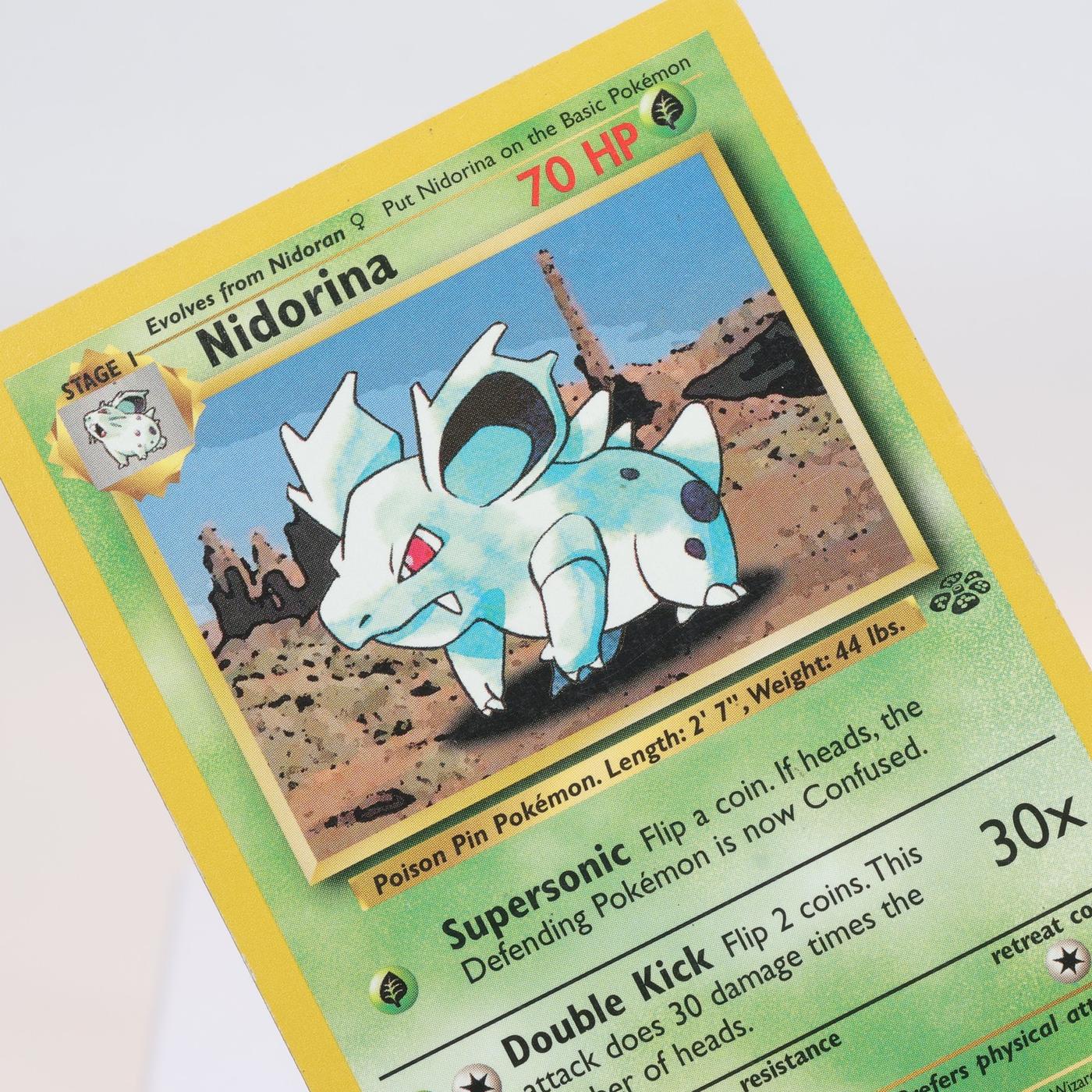 Pokemon TCG Nidorina 4064 Jungle Uncommon WOTC EXCIndent 168232466147