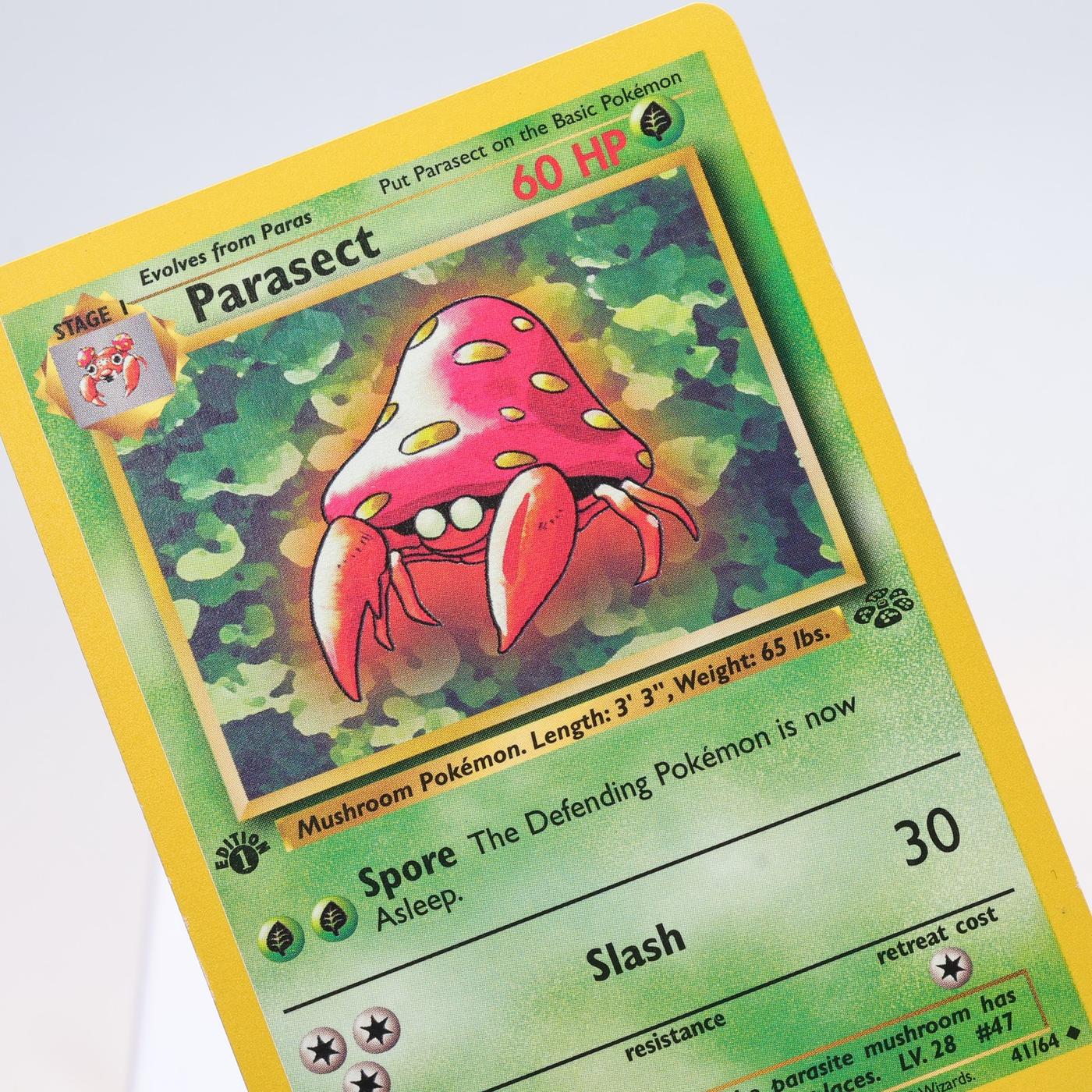 Pokemon TCG Parasect 4164 Jungle Uncommon 1st Edition WOTC EXC 168300703667