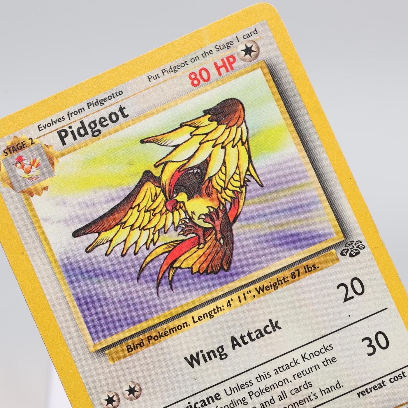 Pokemon TCG Pidgeot 2464 Jungle Rare WOTC PL Crease 168421188097