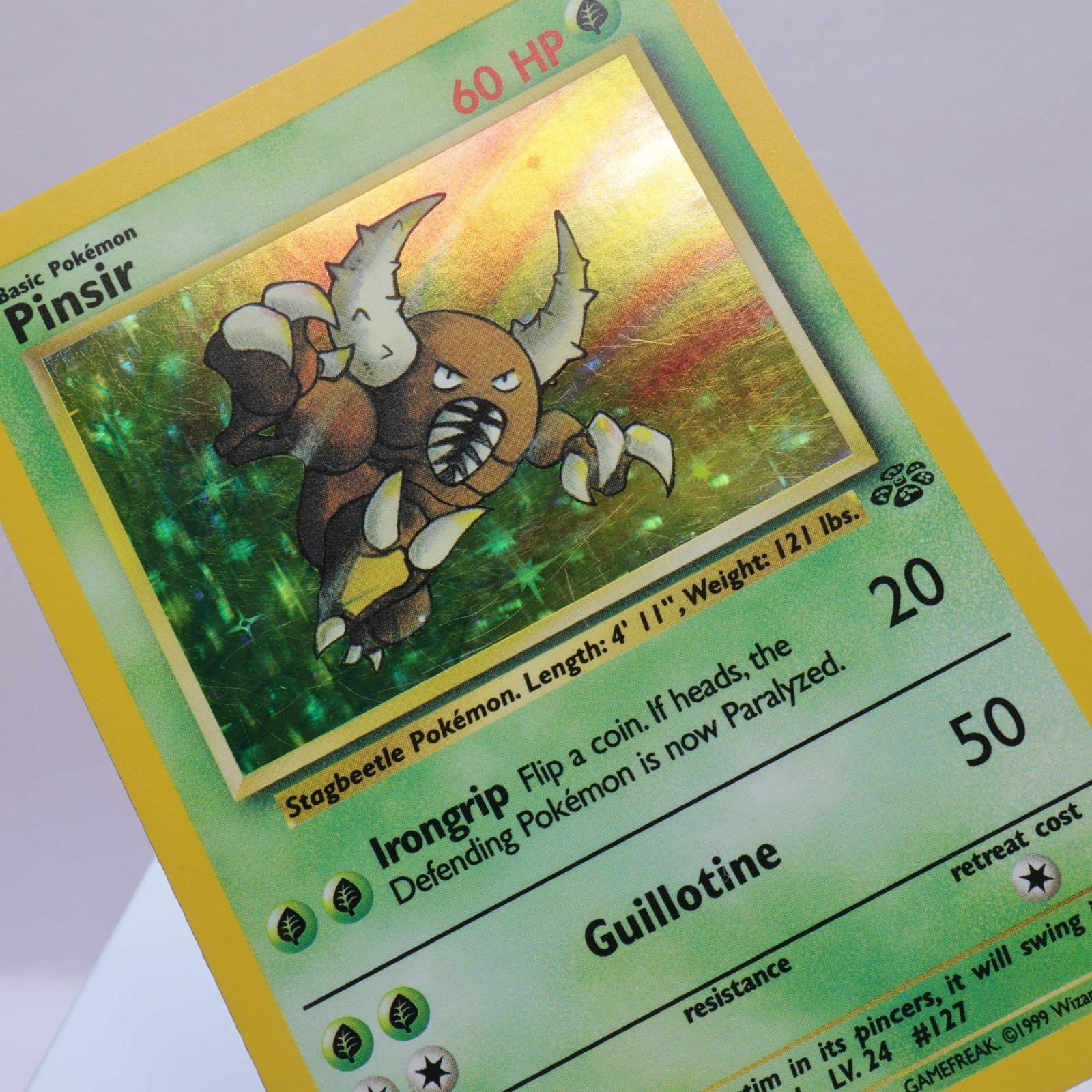 Pokemon TCG – Pinsir 9/64 Jungle Holo Rare  WOTC 1999
