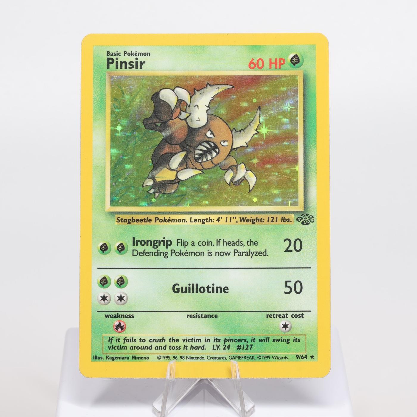 Pokemon TCG Pinsir 964 Jungle Holo Rare WOTC EXC 168220700207 2