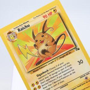 Pokemon TCG Raichu 2962 Fossil Rare WOTC EXC 168327252507