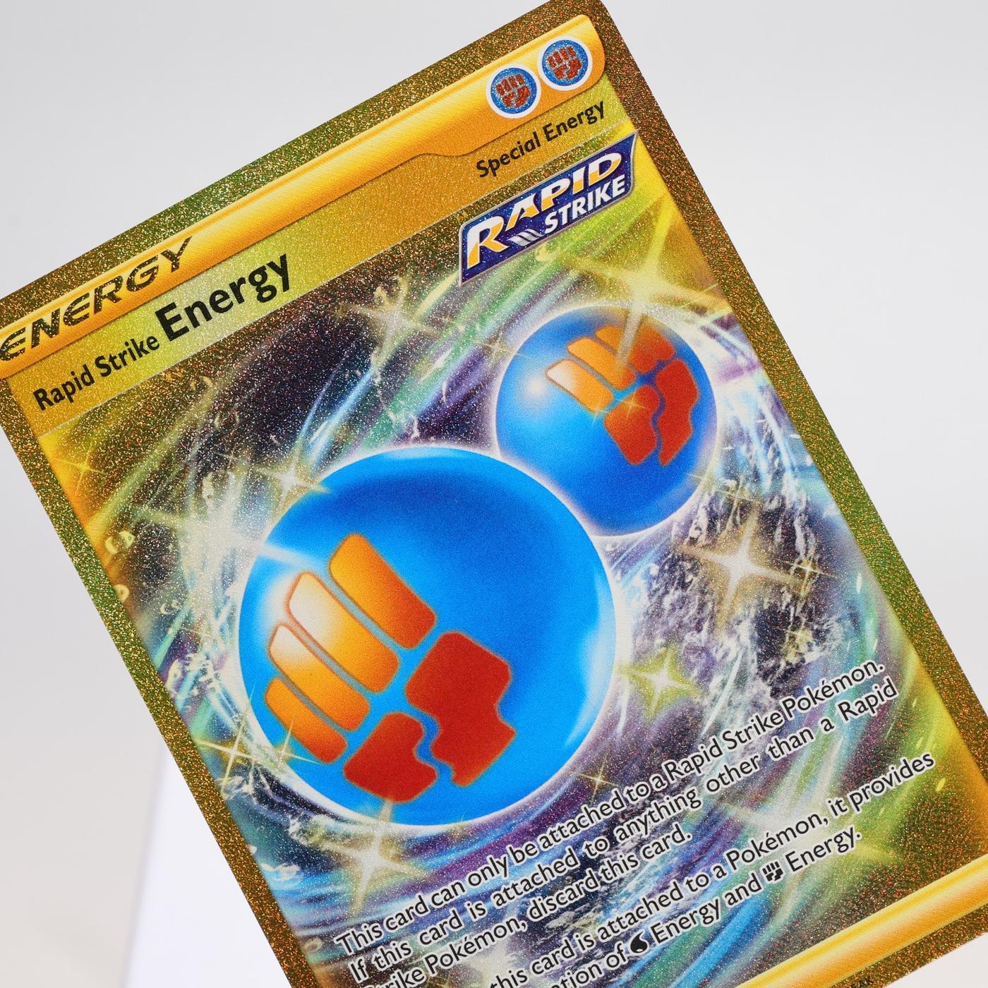 Pokemon TCG Rapid Strike Energy 182163 Battle Styles Secret Rare NM 168289851177
