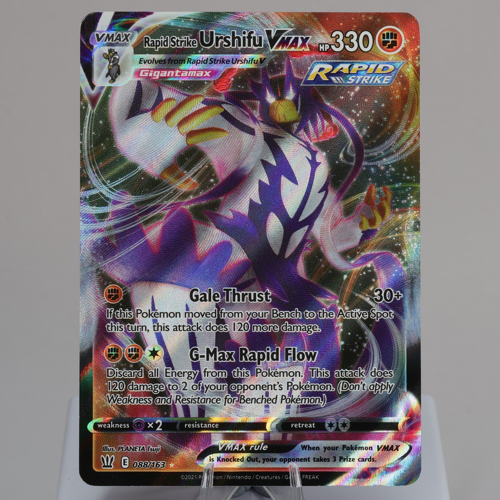 Pokemon TCG Rapid Strike Urshifu VMAX 88163 Battle Styles V Rare NM Indent 167974214027 2