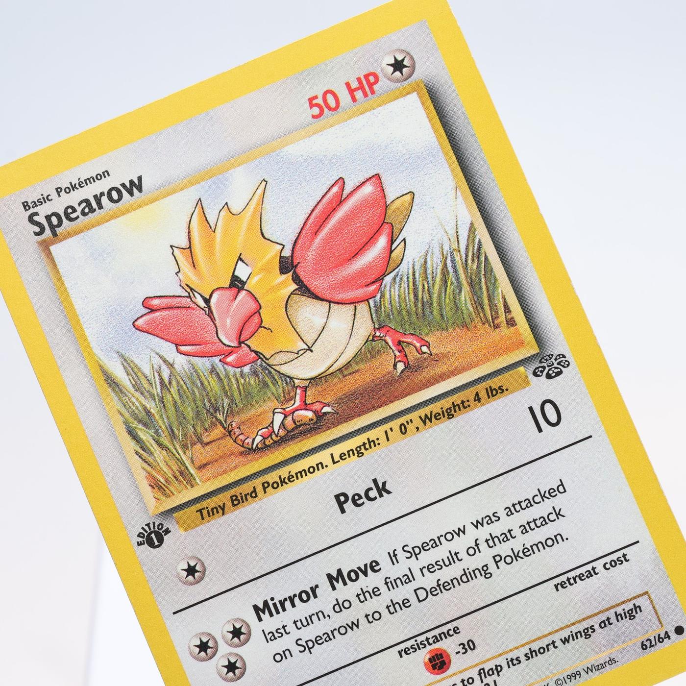 Pokemon TCG Spearow 6264 Jungle Common 1st Edition WOTC LP 168300703687