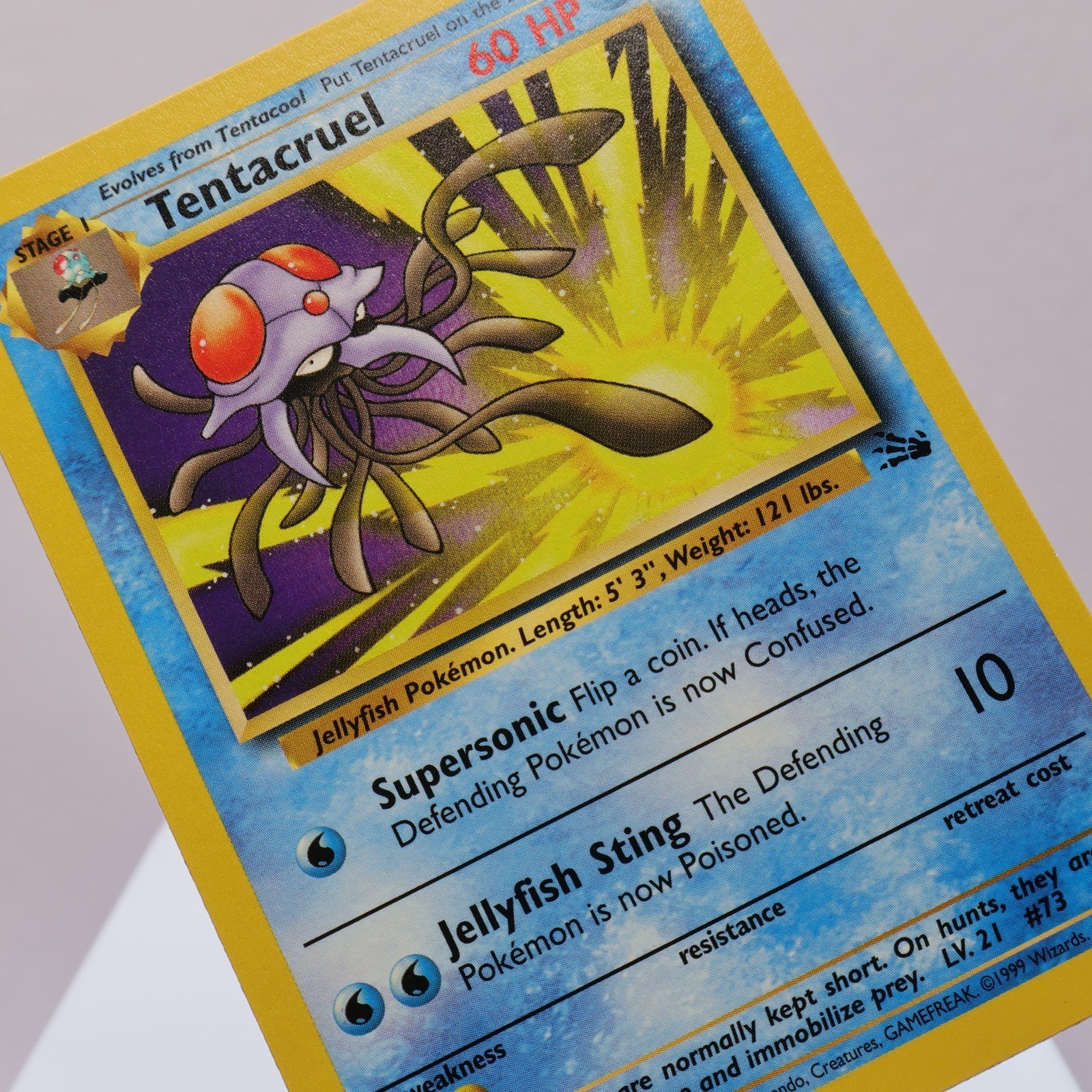Pokemon TCG – Tentacruel 44/62 Fossil Uncommon  WOTC 1999 – EXC
