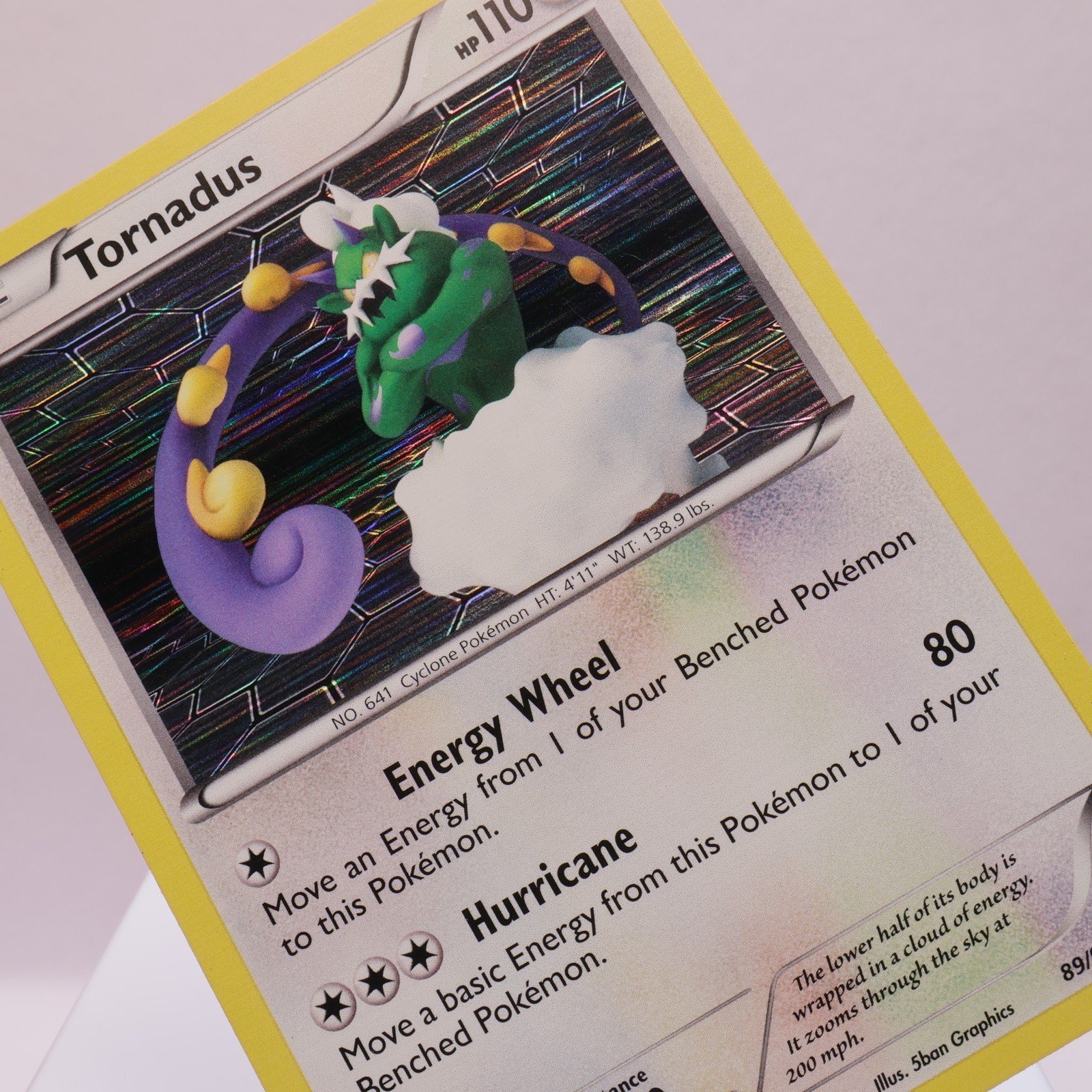 Pokemon TCG Tornadus 8998 Emerging Powers Holo Rare EXC 167633392787