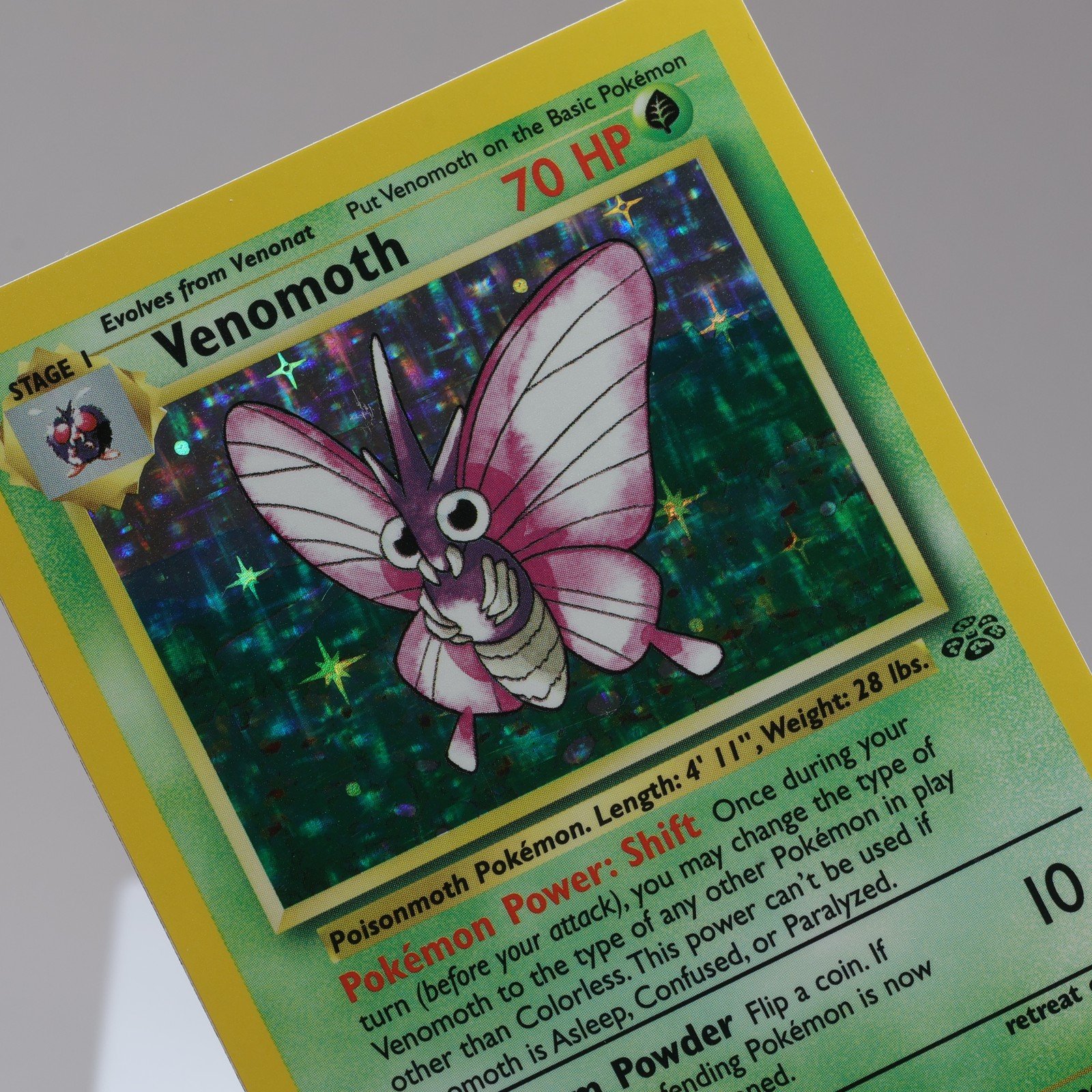 Pokemon TCG Venomoth 1364 Jungle Holo Rare WOTC 1999 NM 167950659107