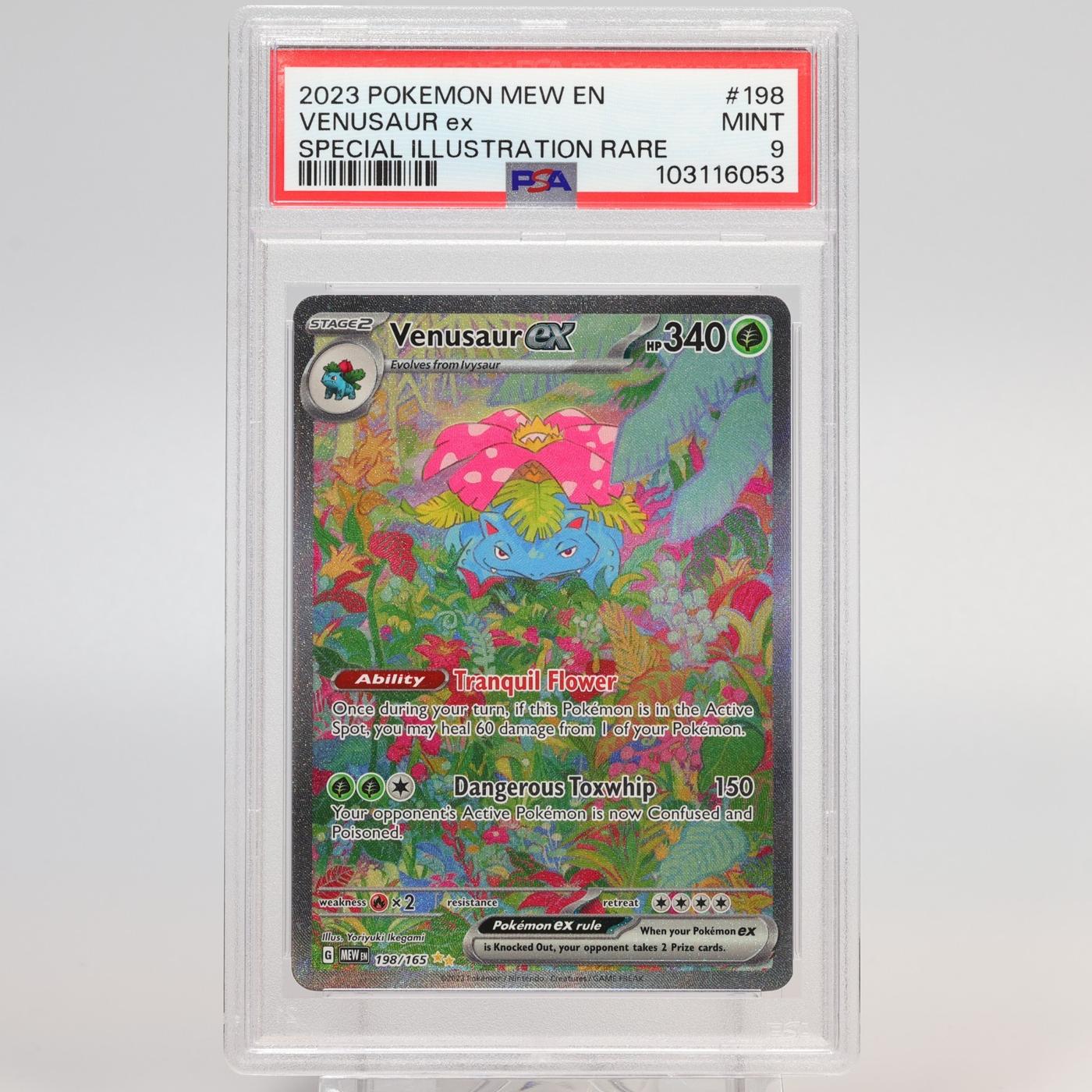 Pokemon TCG Venusaur EX 198165 Scarlet Violet 151 SIR PSA 9 Mint 168349694357 2