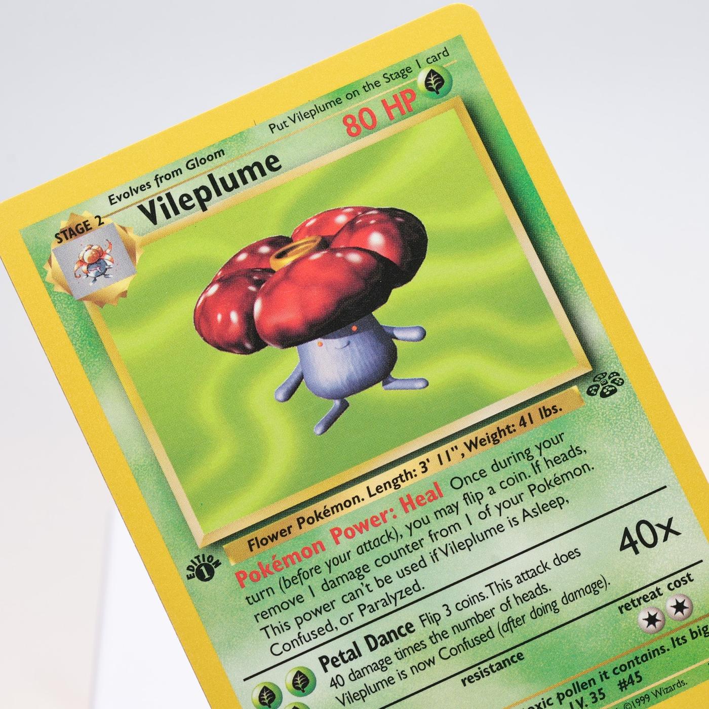 Pokemon TCG Vileplume 3164 Jungle Rare 1st Edition WOTC EXCNM 168300703657
