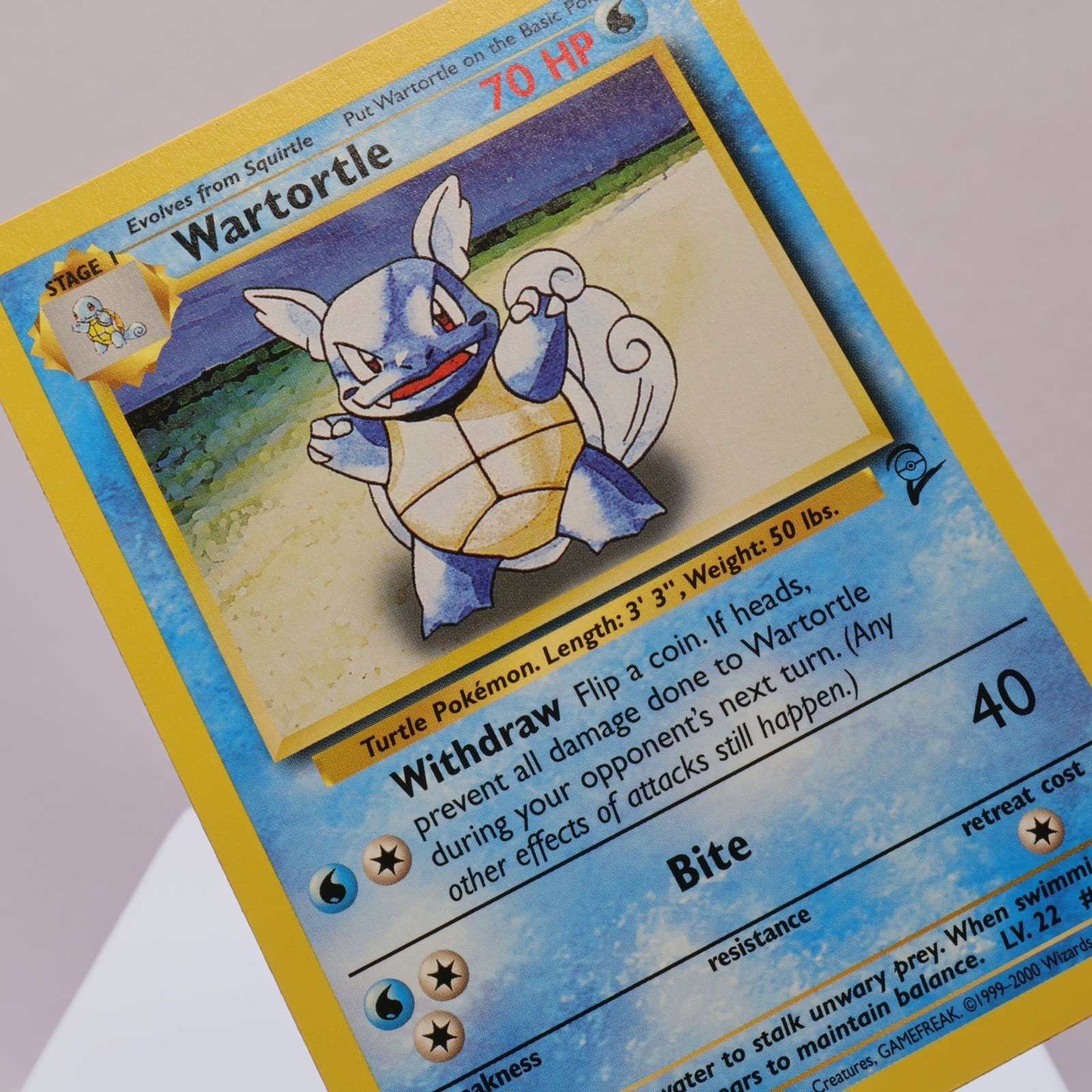 Pokemon TCG – Wartortle 63/130 Base Set 2 Uncommon  WOTC – NM