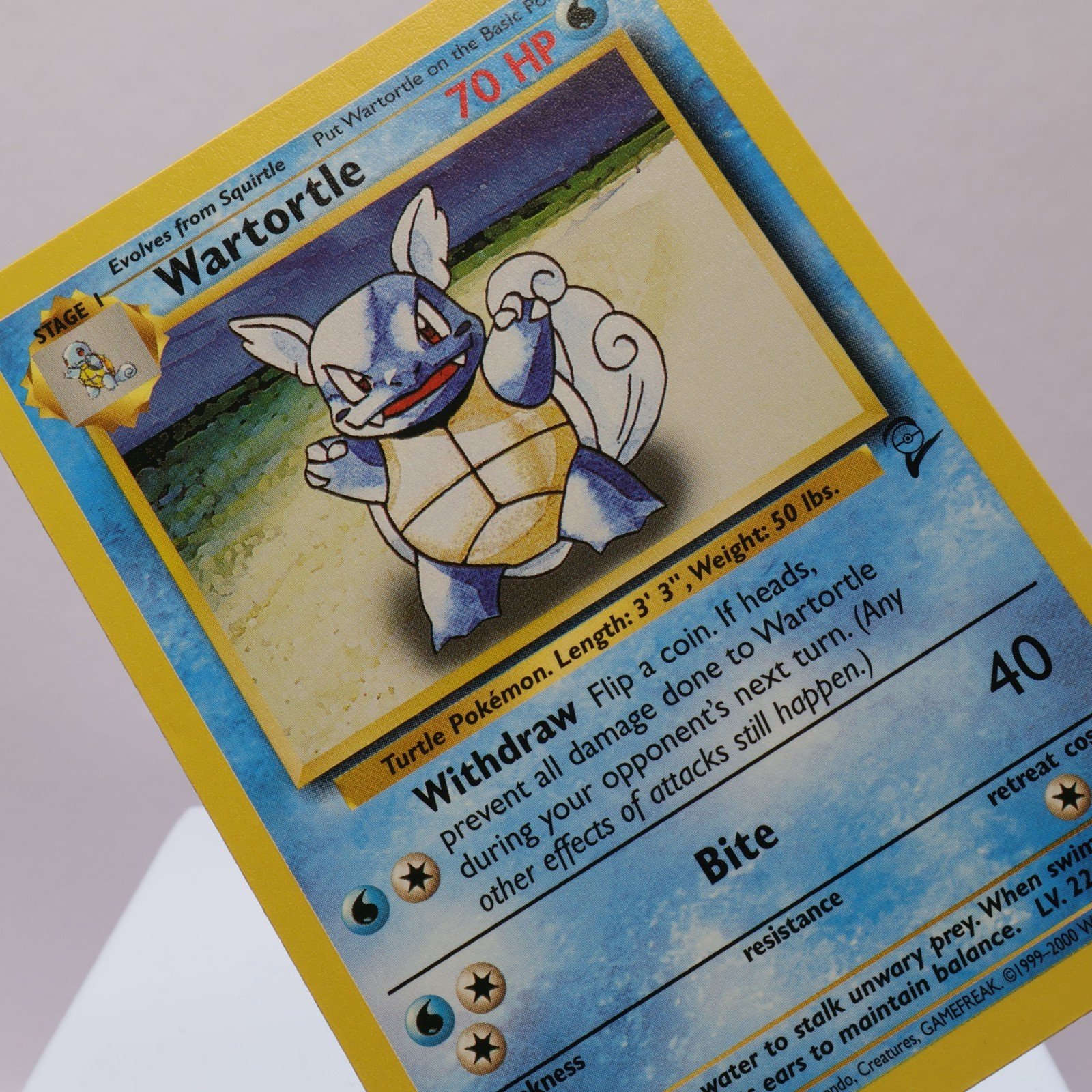 Pokemon TCG – Wartortle 63/130 Base Set 2 Uncommon  WOTC – NM