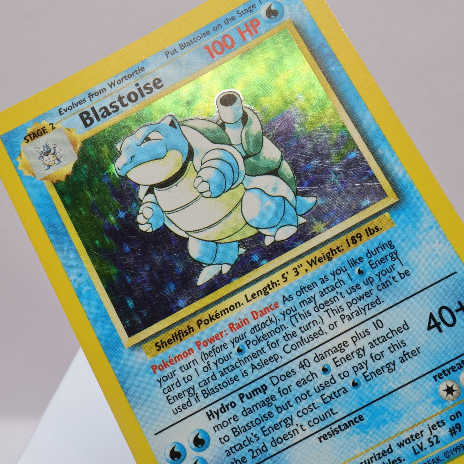 Pokemon TCG – Blastoise 2/102 Base Set Holo Rare  WOTC 1999