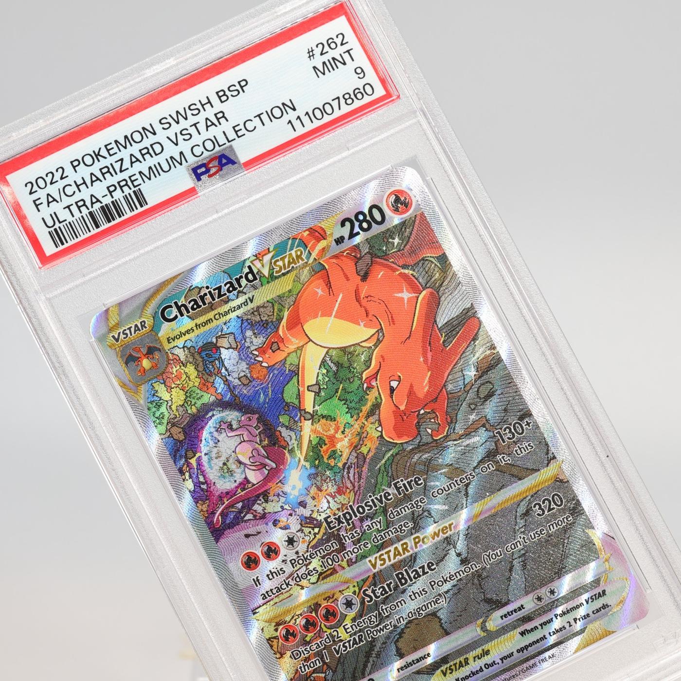 Pokemon TCG Charizard Vstar UPC Black Star Promo 2022 SWSH 262 PSA 9 MINT 168351586728