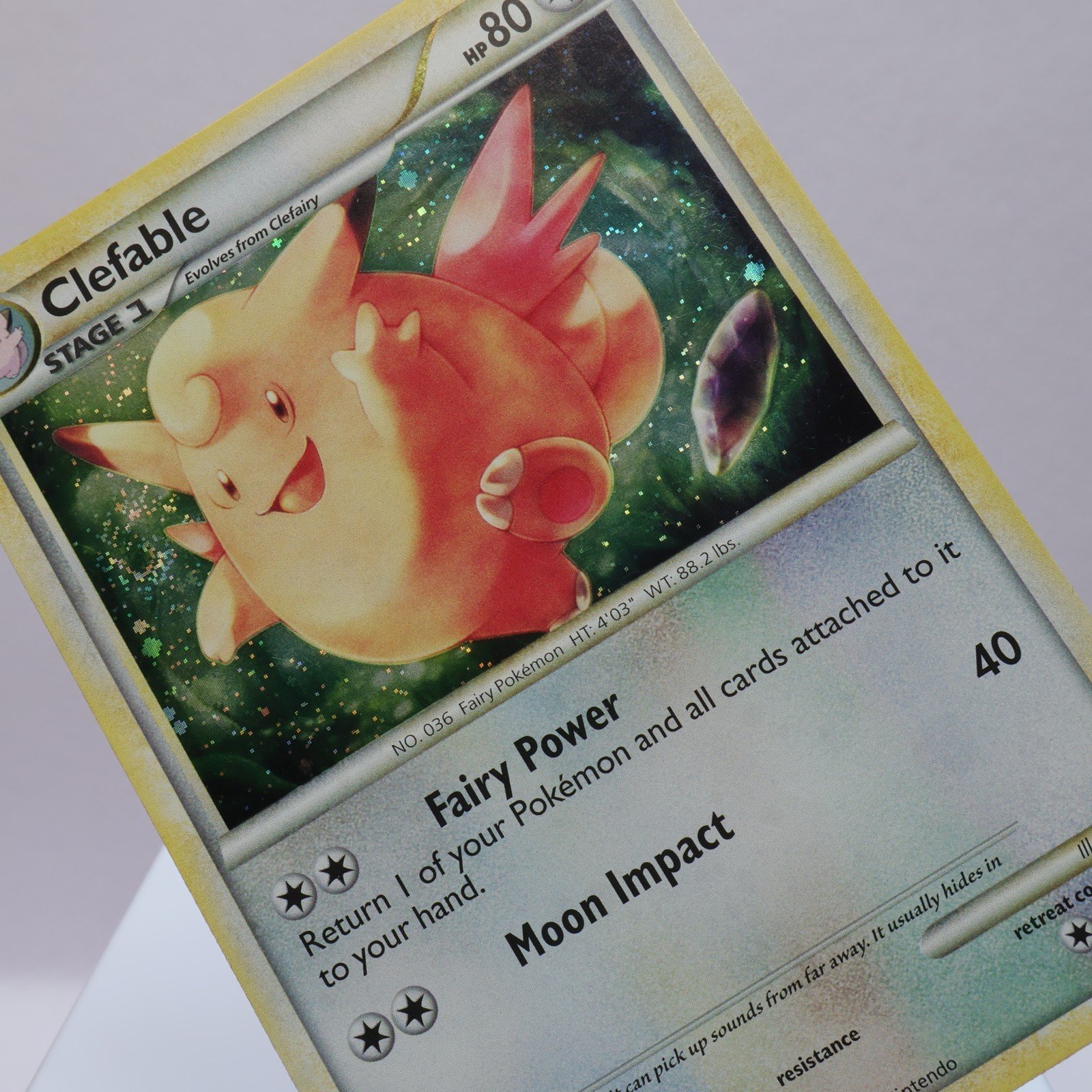 Pokemon TCG Clefable 195 Call Of Legends Holo Rare MP 167633392788
