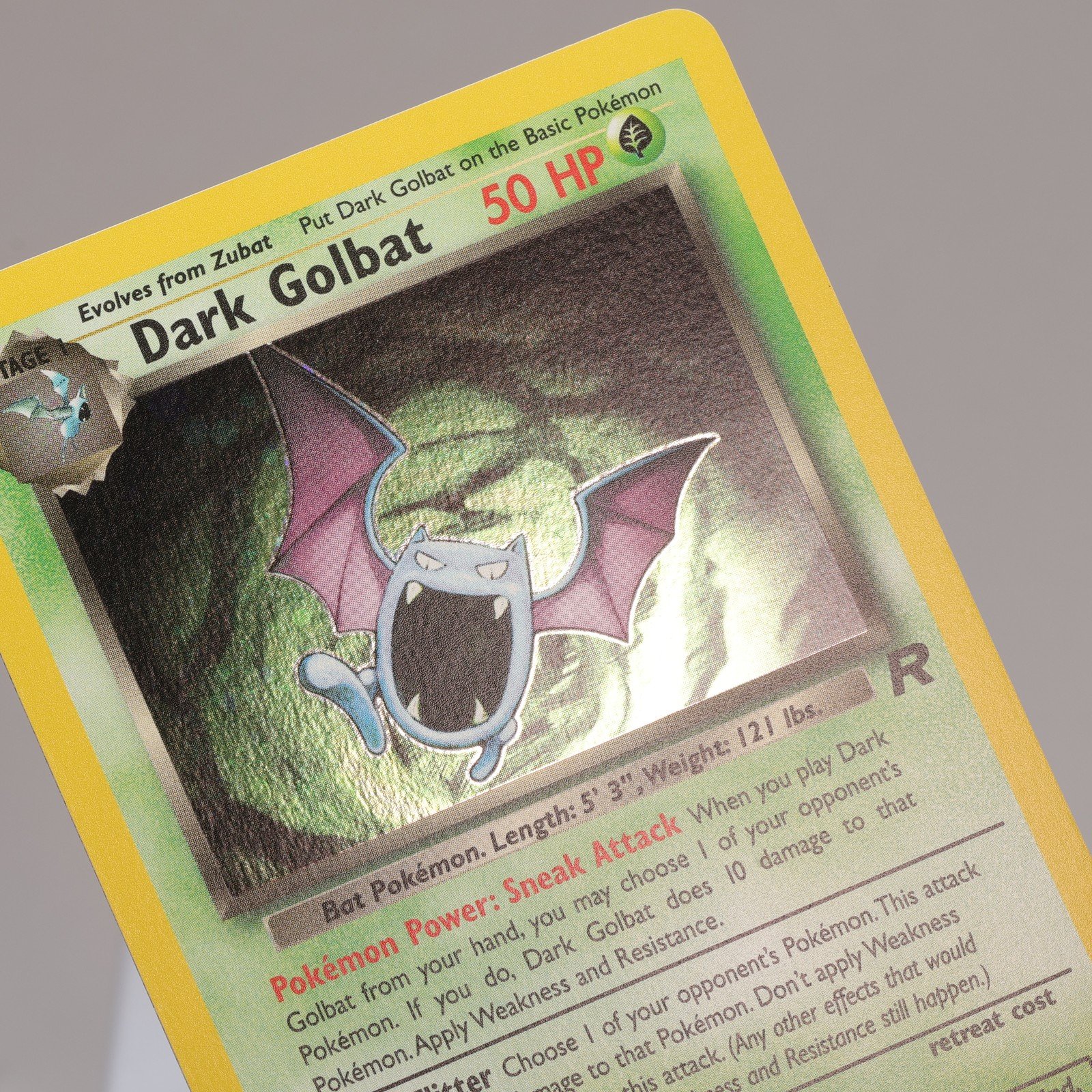 Pokemon TCG Dark Golbat 782 Team Rocket Holo Rare WOTC 1999 EXCNM Indent 167974214018