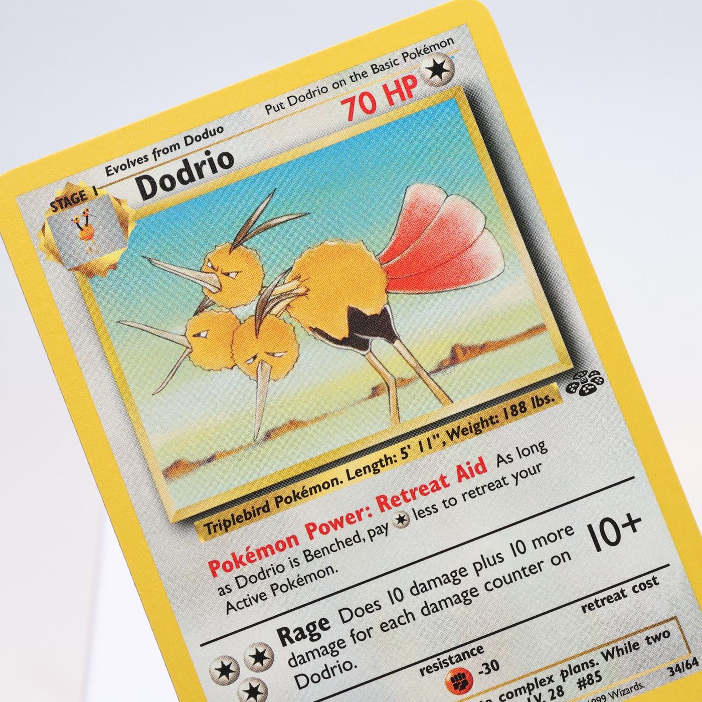 Pokemon TCG Dodrio 3464 Jungle Uncommon WOTC NM 168300703668