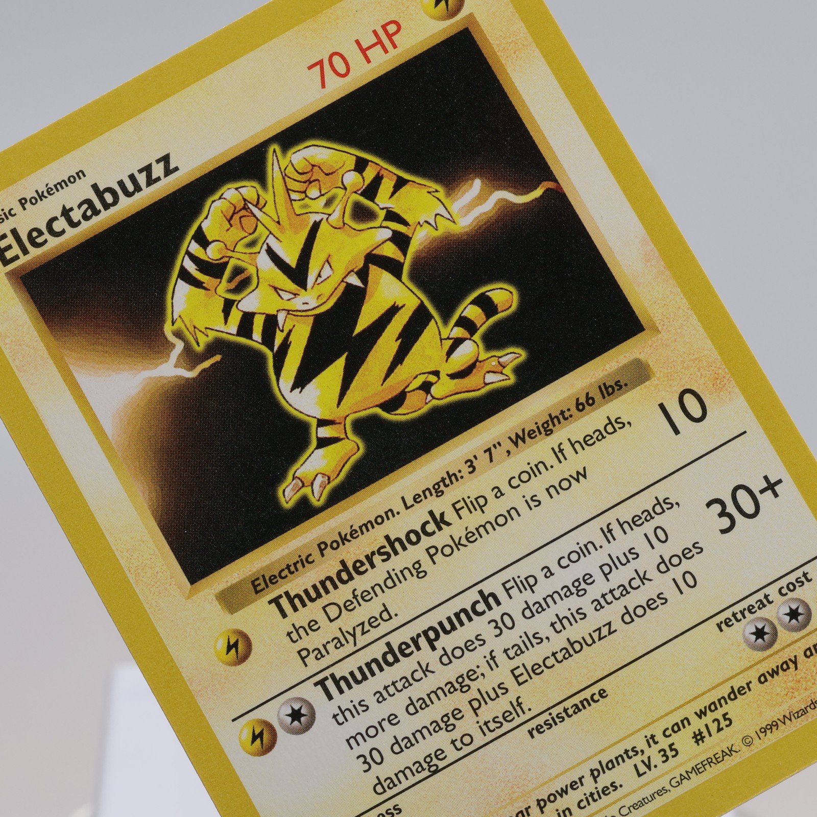 Pokemon TCG Electabuzz 20102 Base Set Rare Shadowless WOTC 1999 EXCNM 168144948178