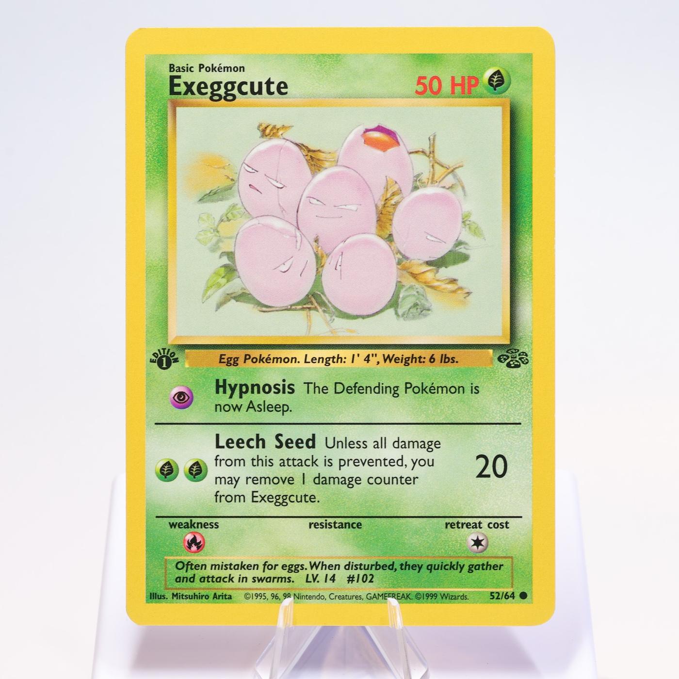 Pokemon TCG Exeggcute 5264 Jungle Common 1st Edition WOTC EXCNM 168300703658 2
