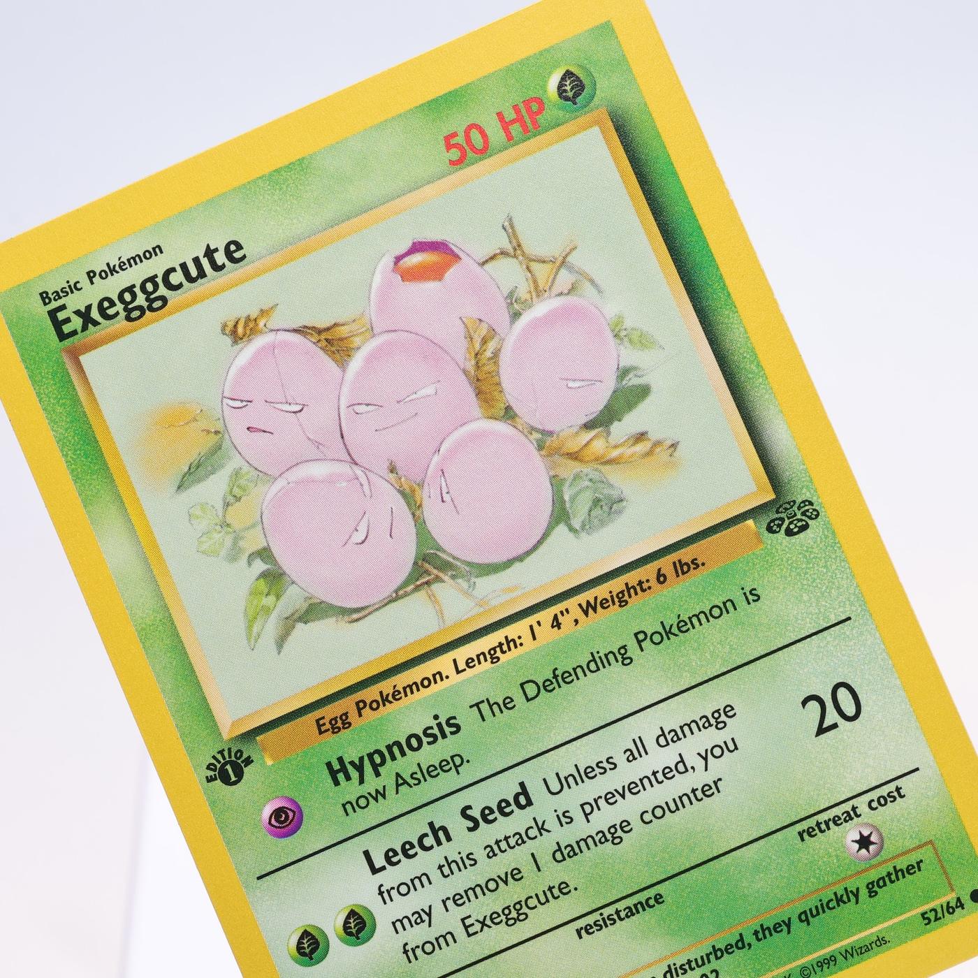 Pokemon TCG Exeggcute 5264 Jungle Common 1st Edition WOTC EXCNM 168300703658