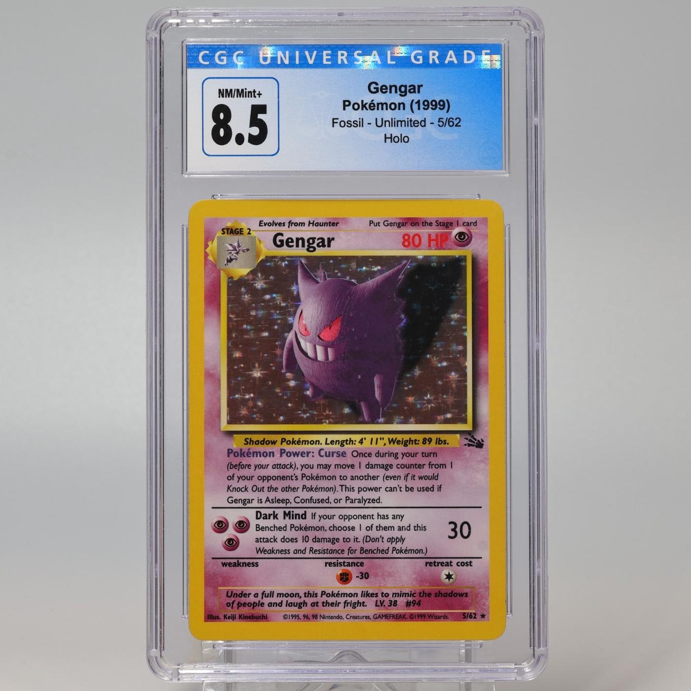 Pokemon TCG Gengar 562 Holo Rare WOTC CGC 85 NMMint 168349695208 2