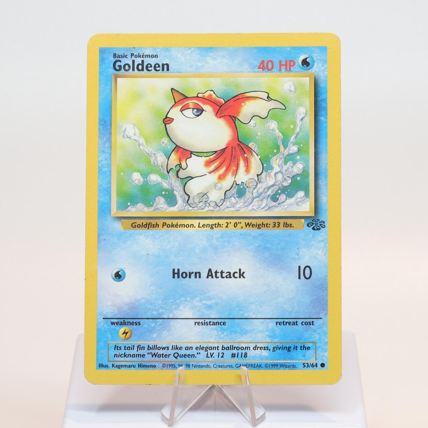 Pokemon TCG Goldeen 5364 Jungle Common WOTC MPIndent 168232466148 2