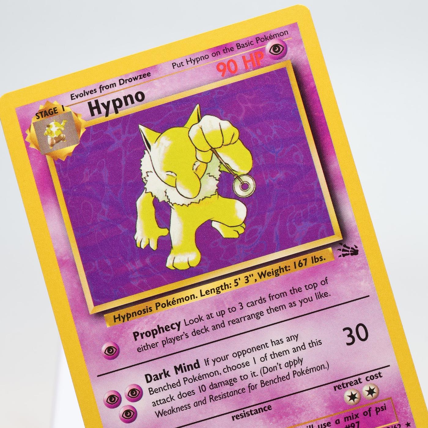 Pokemon TCG – Hypno 23/62 Fossil Rare  WOTC – NM