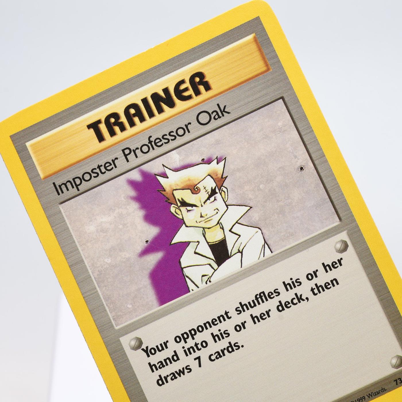Pokemon TCG Imposter Professor Oak 73102 Base Set Rare WOTC EXCNM 168325203358