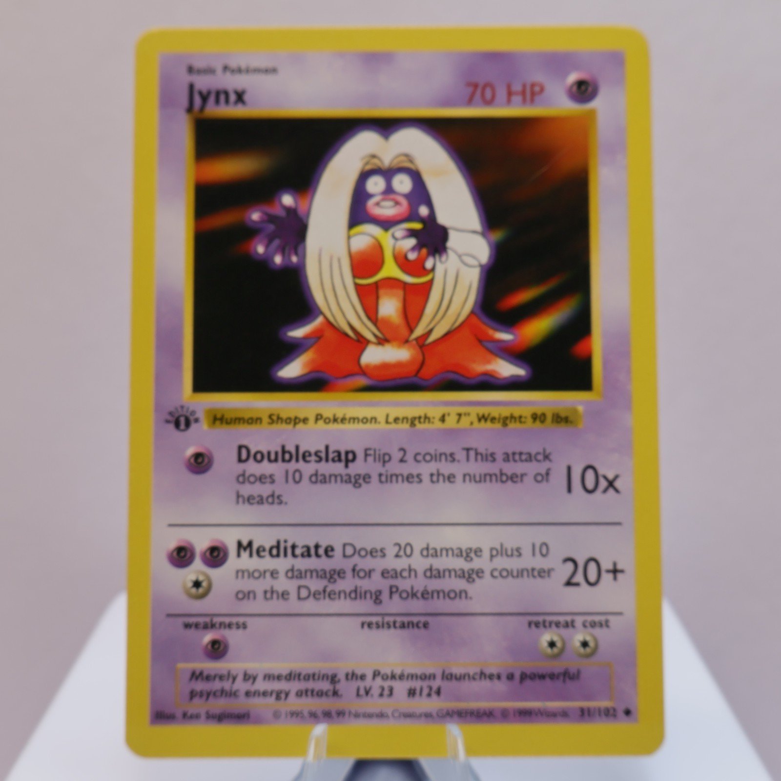 Pokemon TCG Jynx 31102 Base Set Uncommon 1st Edition WOTC 1999 EXCNM 167830364458 2