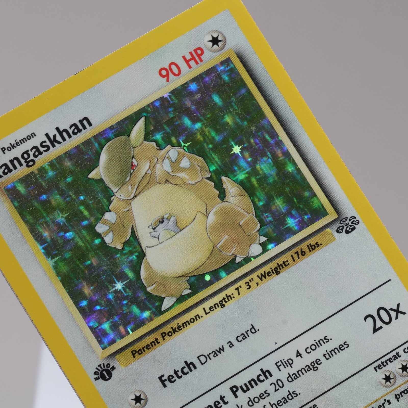 Pokemon TCG Kangaskhan 564 Jungle Holo Rare 1st Edition WOTC 1999 EXC 167950659028